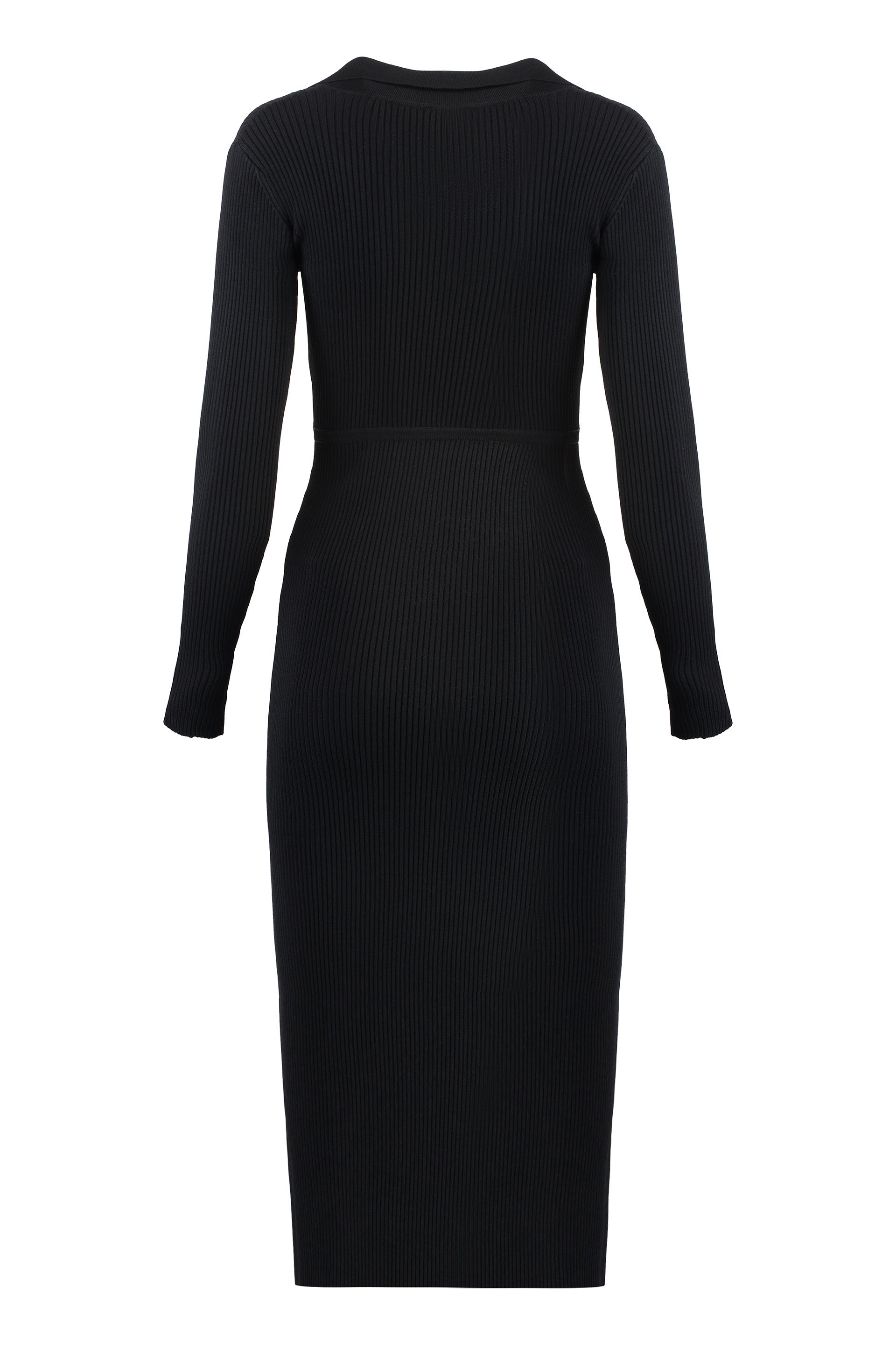 Limpidezza ribbed knit midi dress