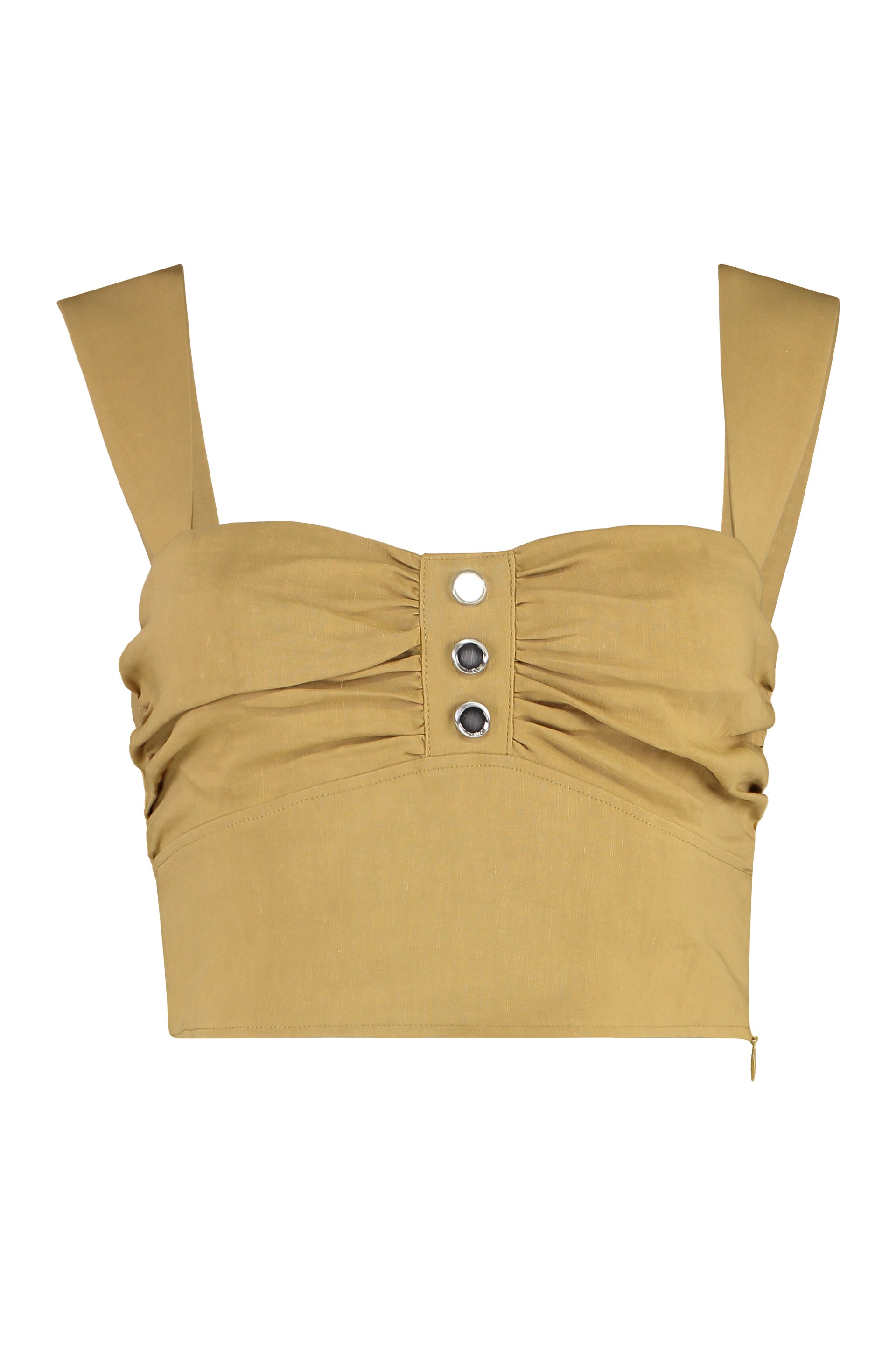 Linen crop top