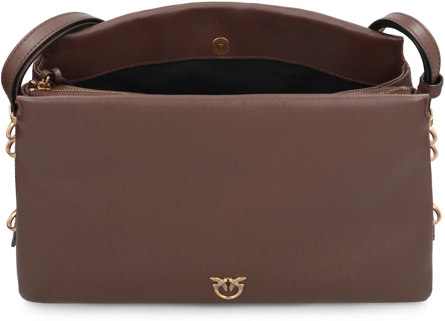 One, Two, Three Leather crossbody bag
