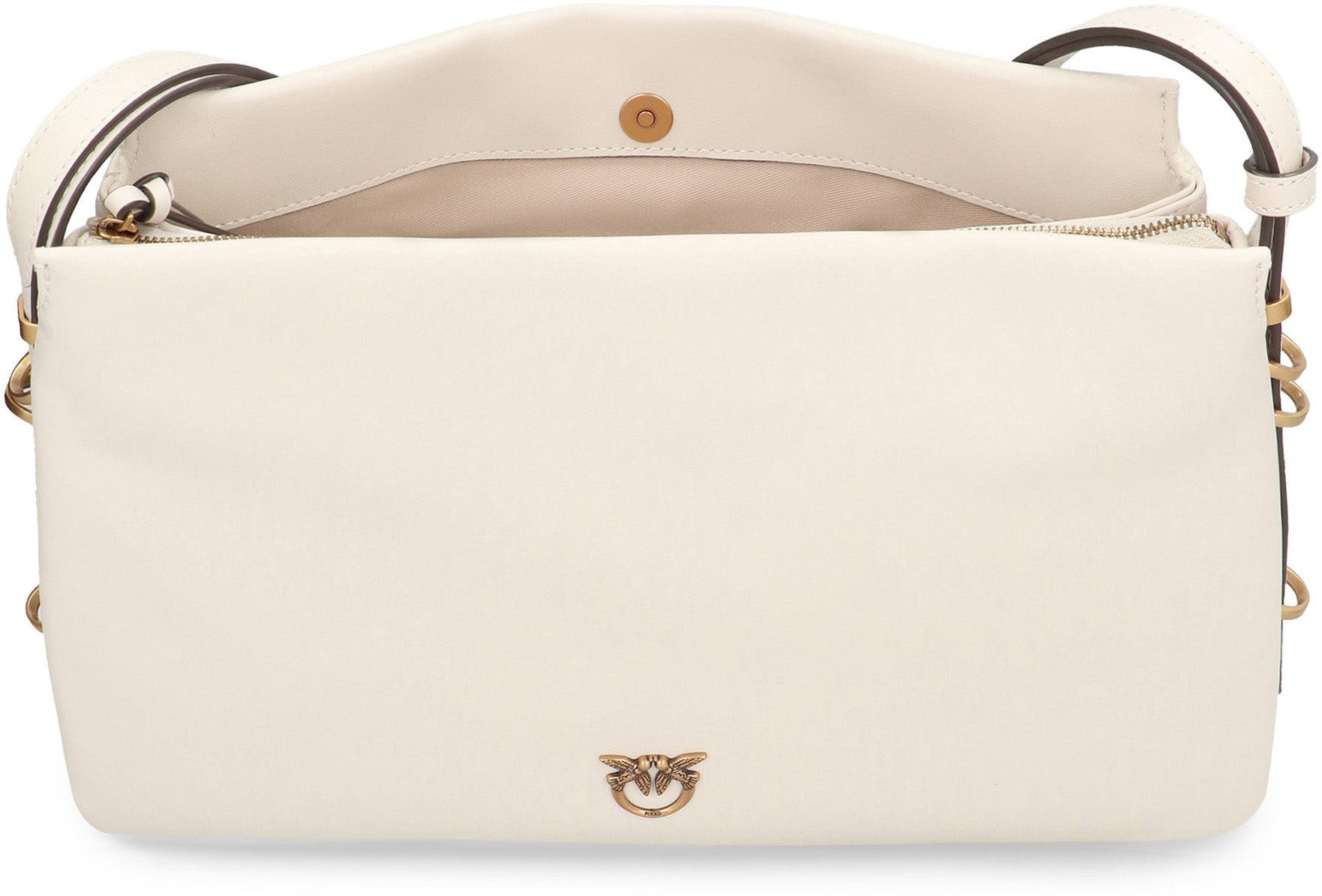 One, Two, Three Leather crossbody bag