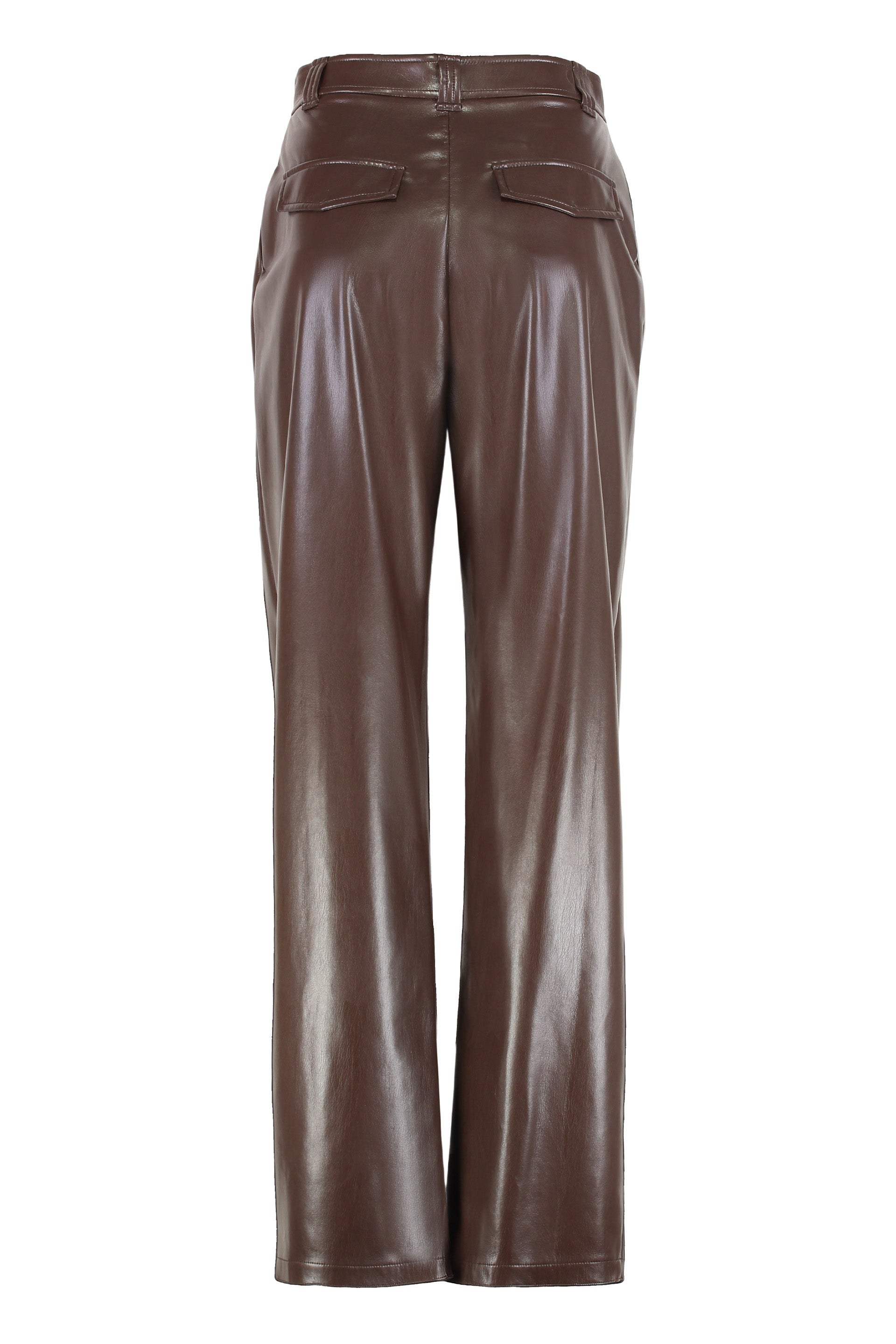 Balloon pants leather effect