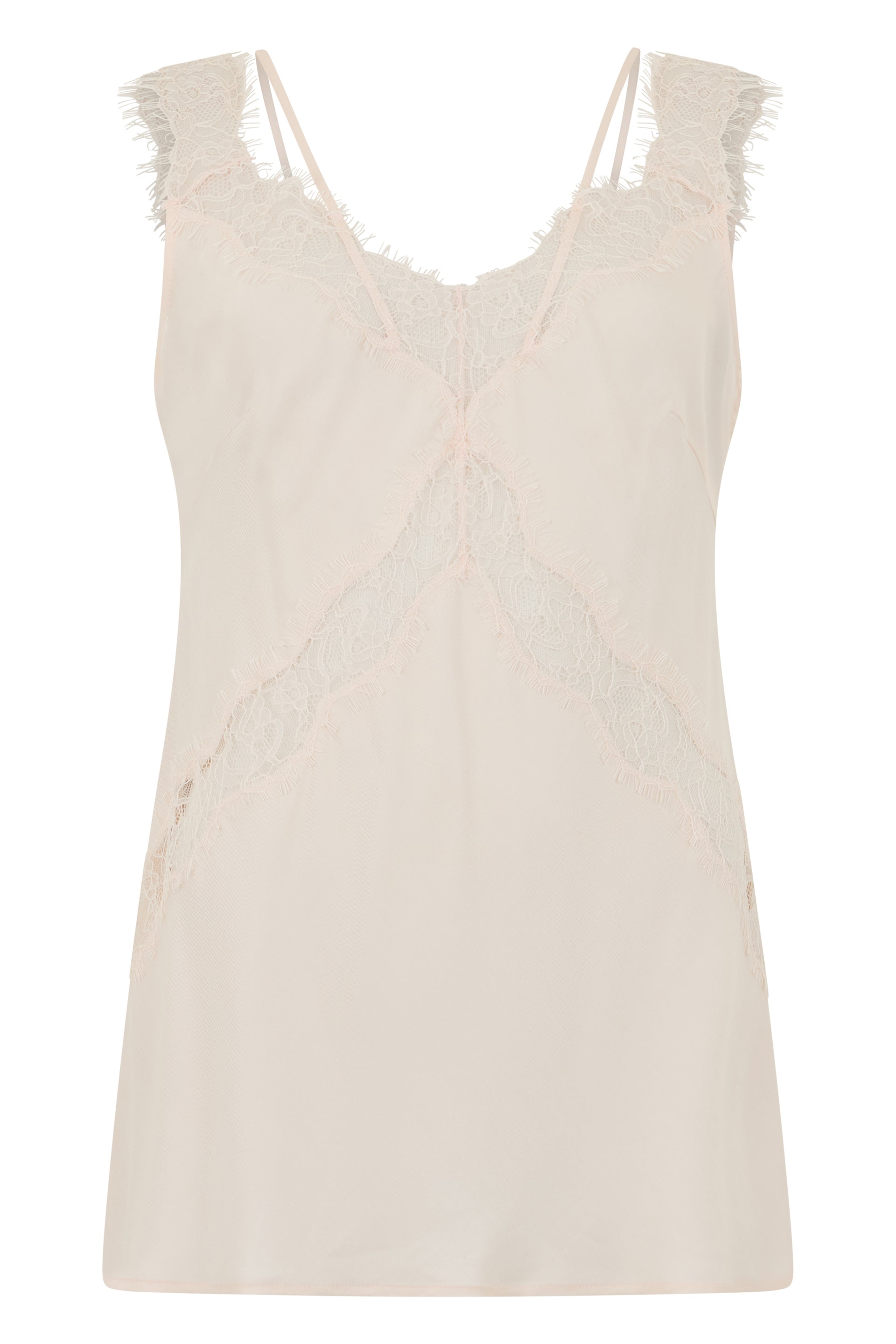 Top with Lace Embroidery