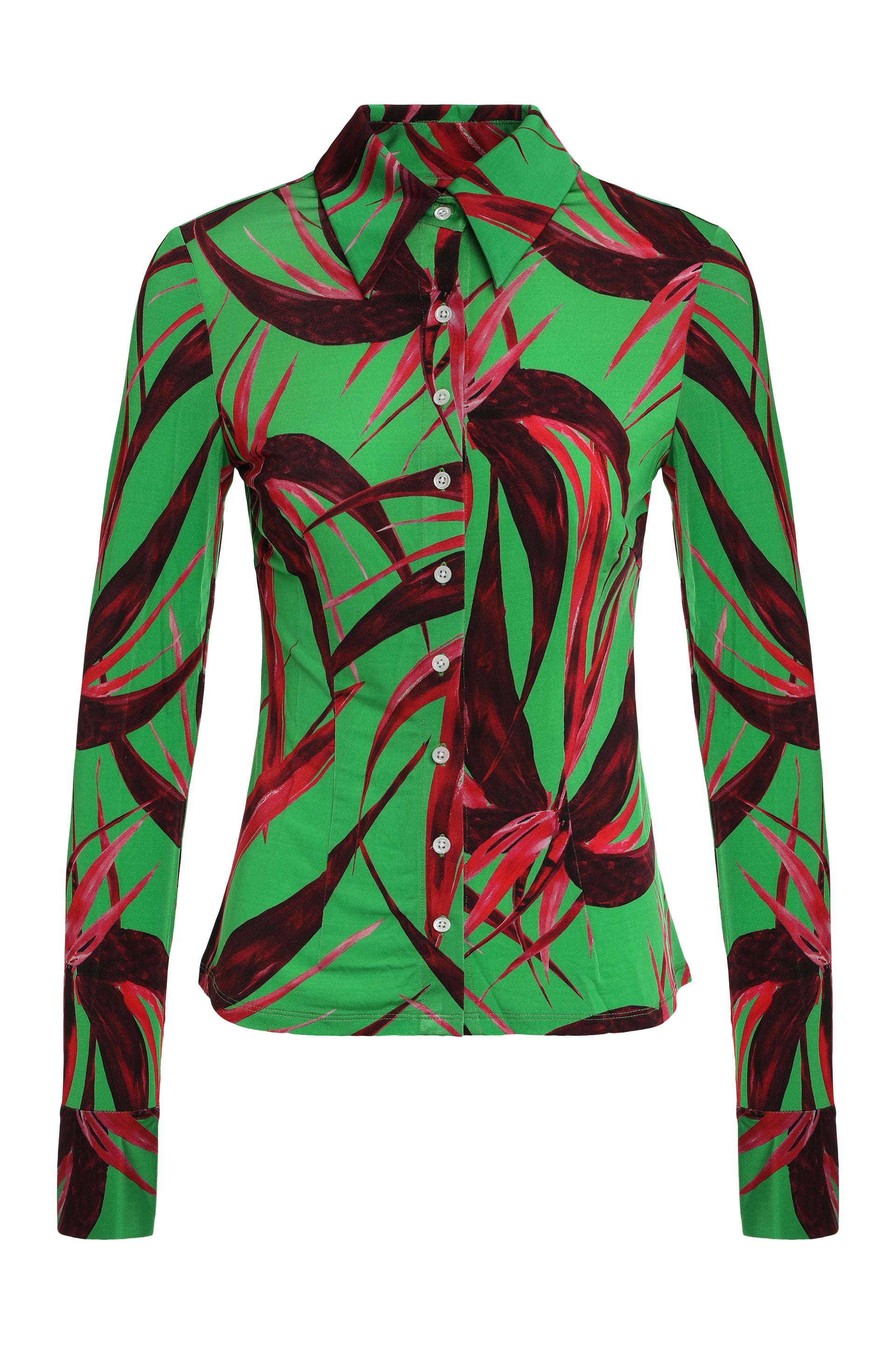 Printed viscose blouse