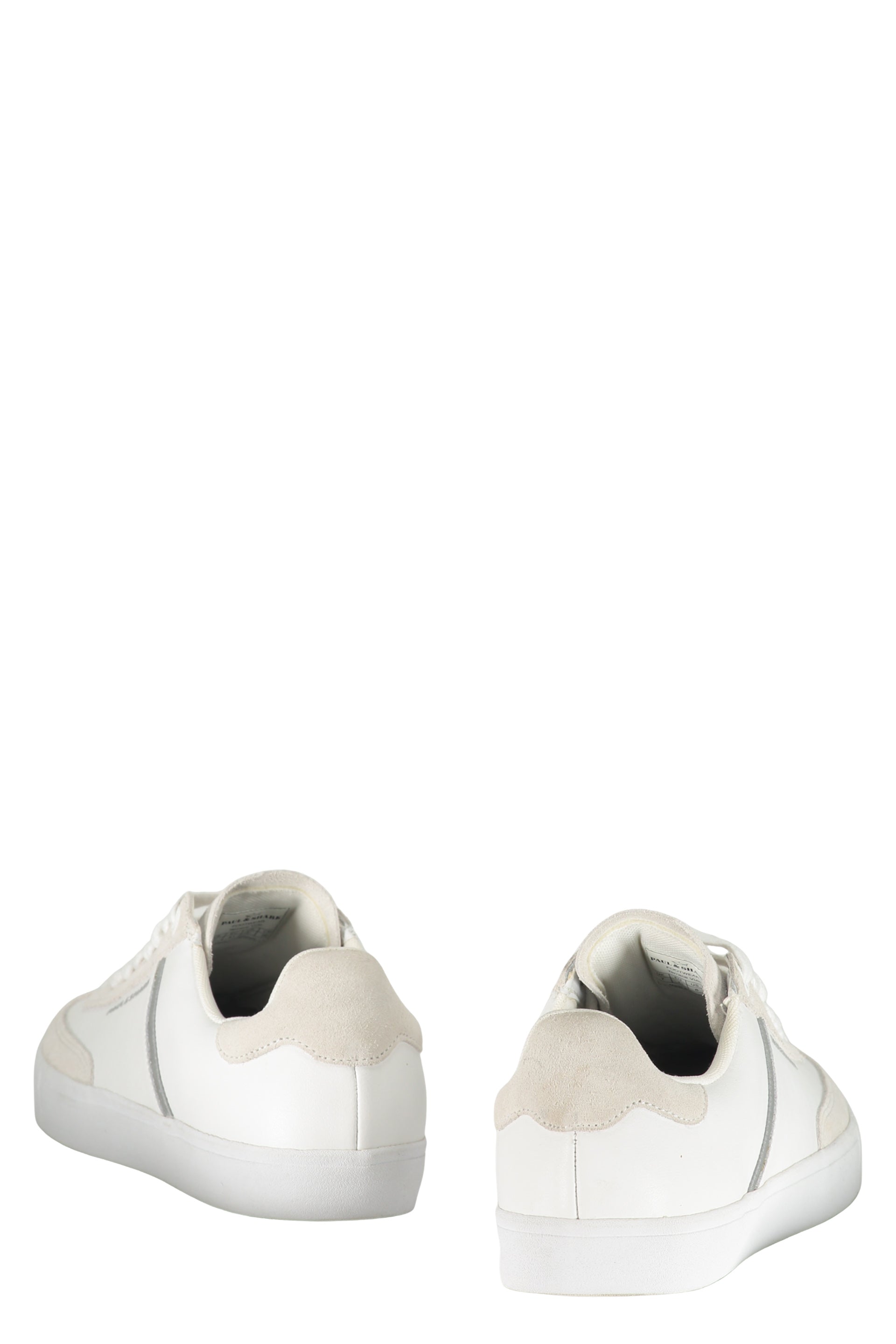 Modern white sneakers, elegant and versatile
