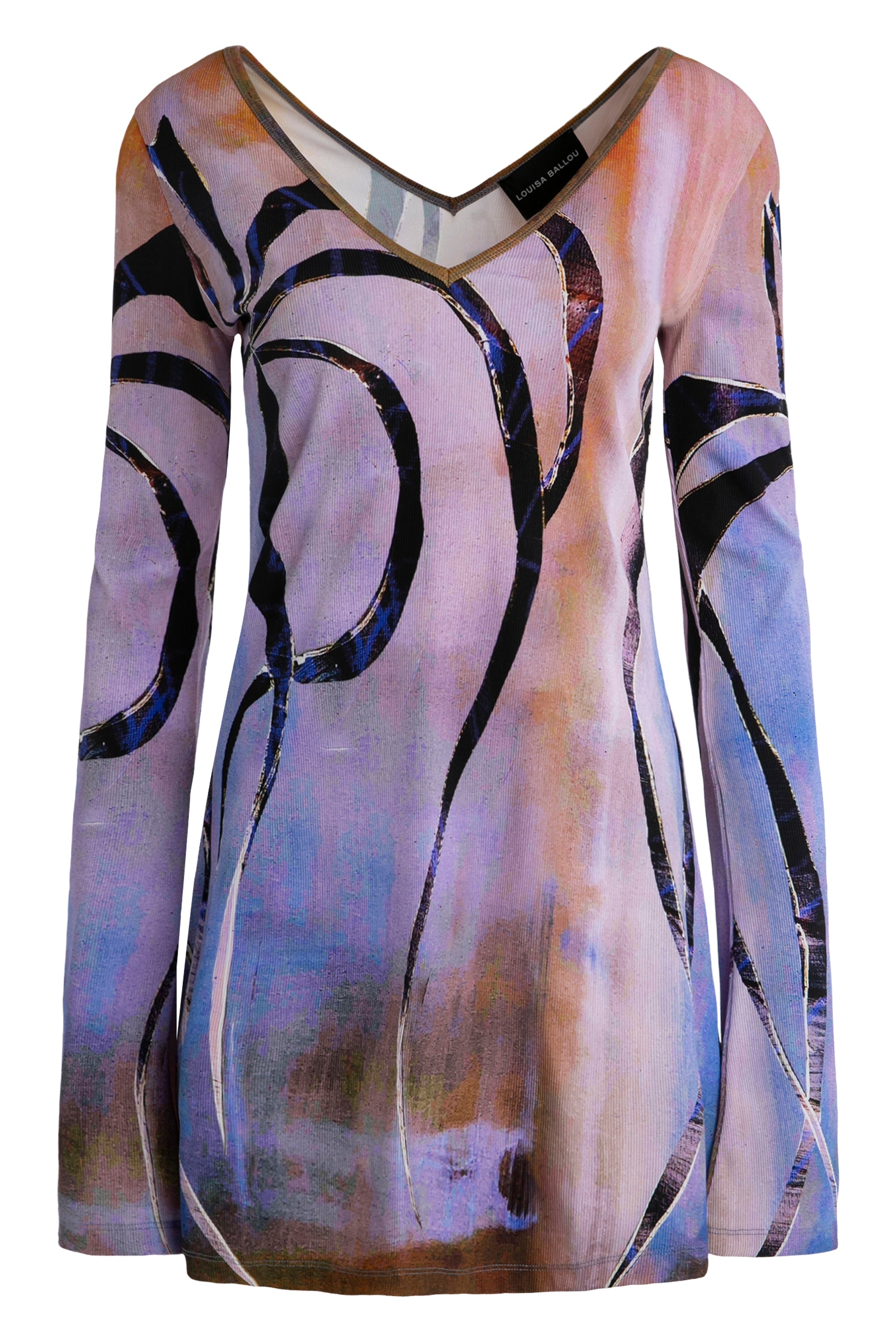 Jacquard fabric dress