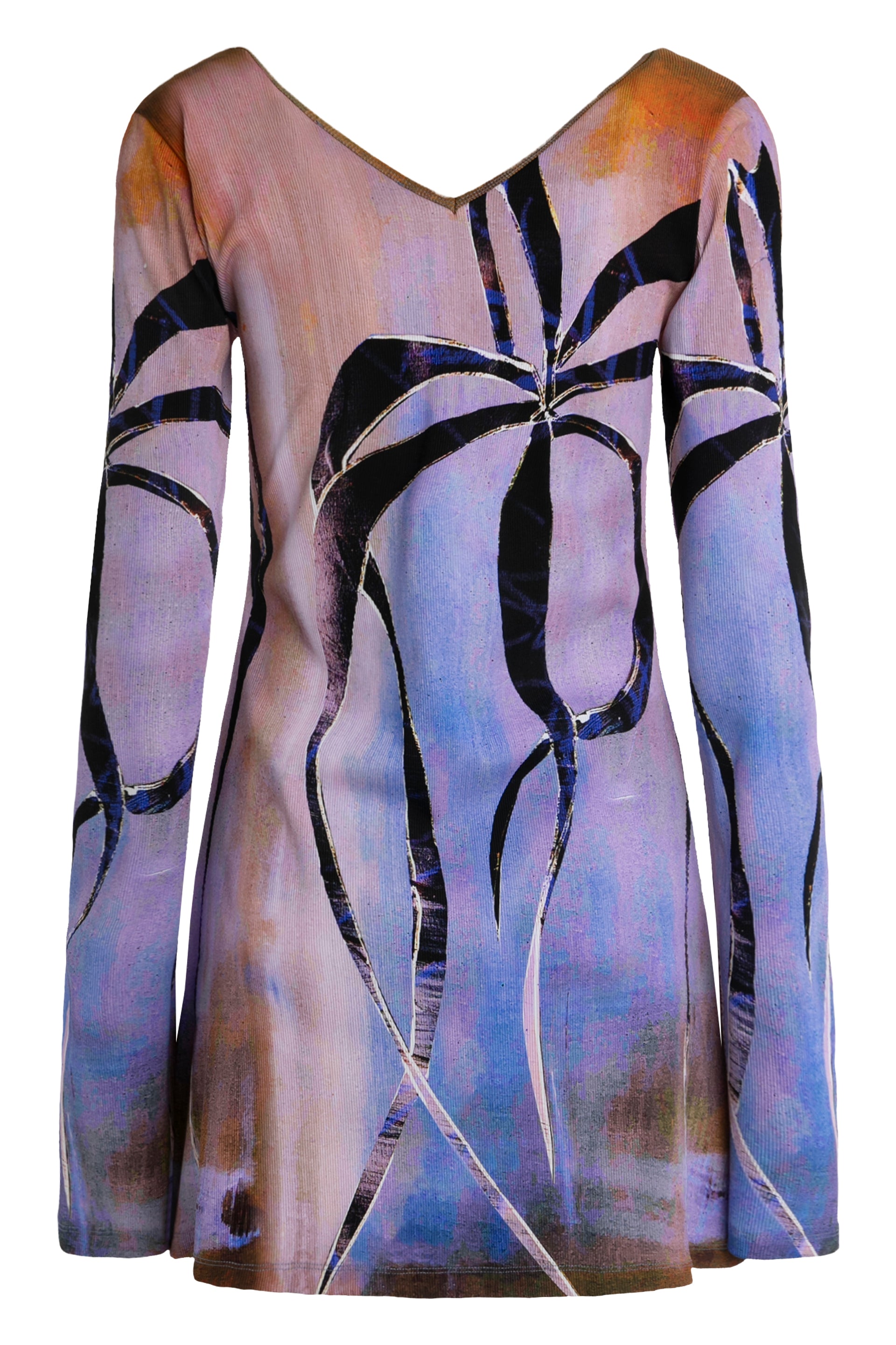 Jacquard fabric dress