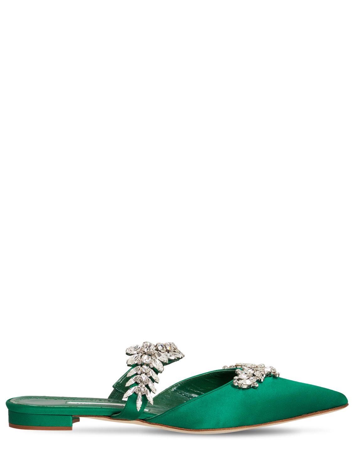 Elegant Green Mules