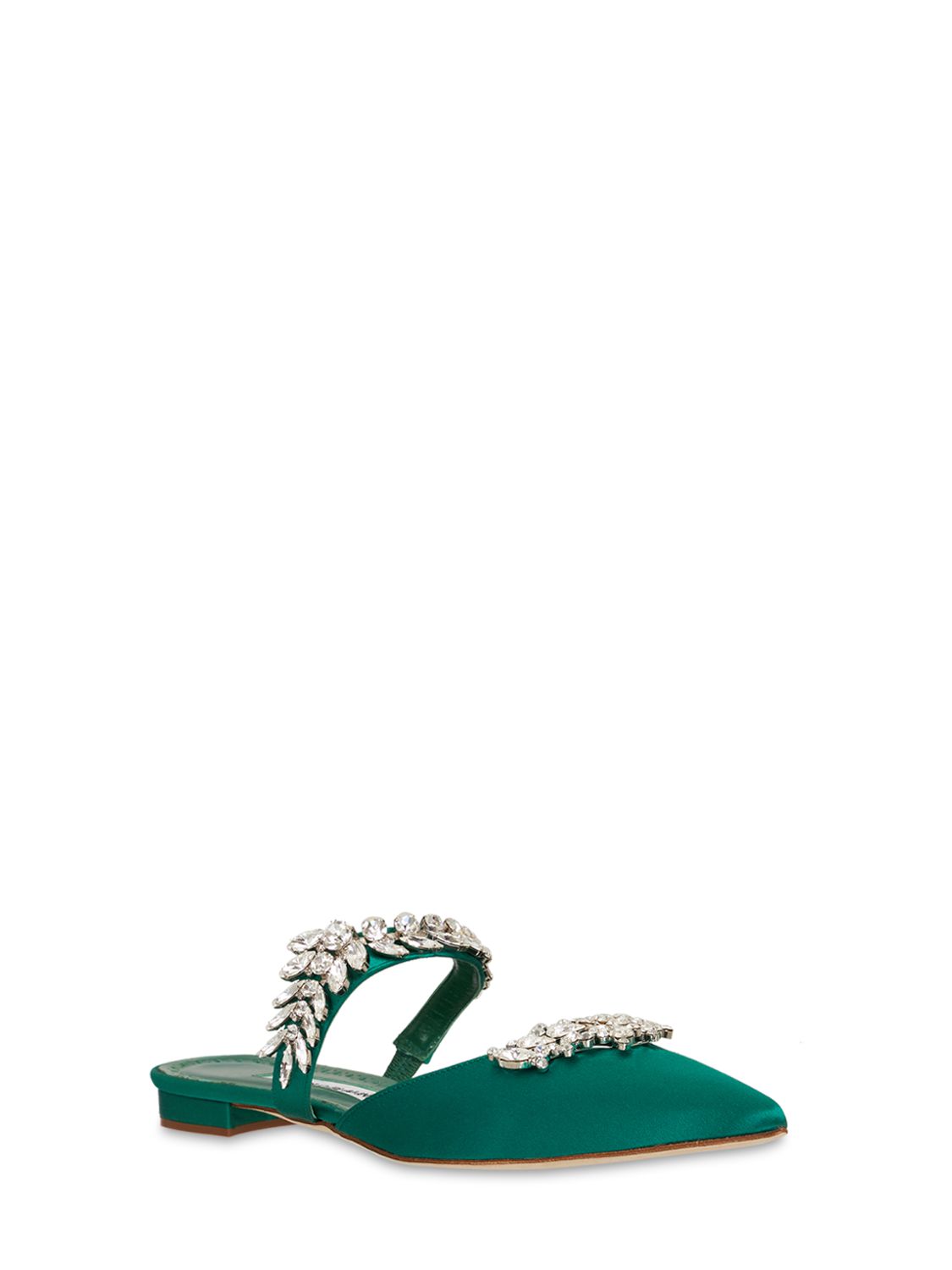 Elegant Green Mules