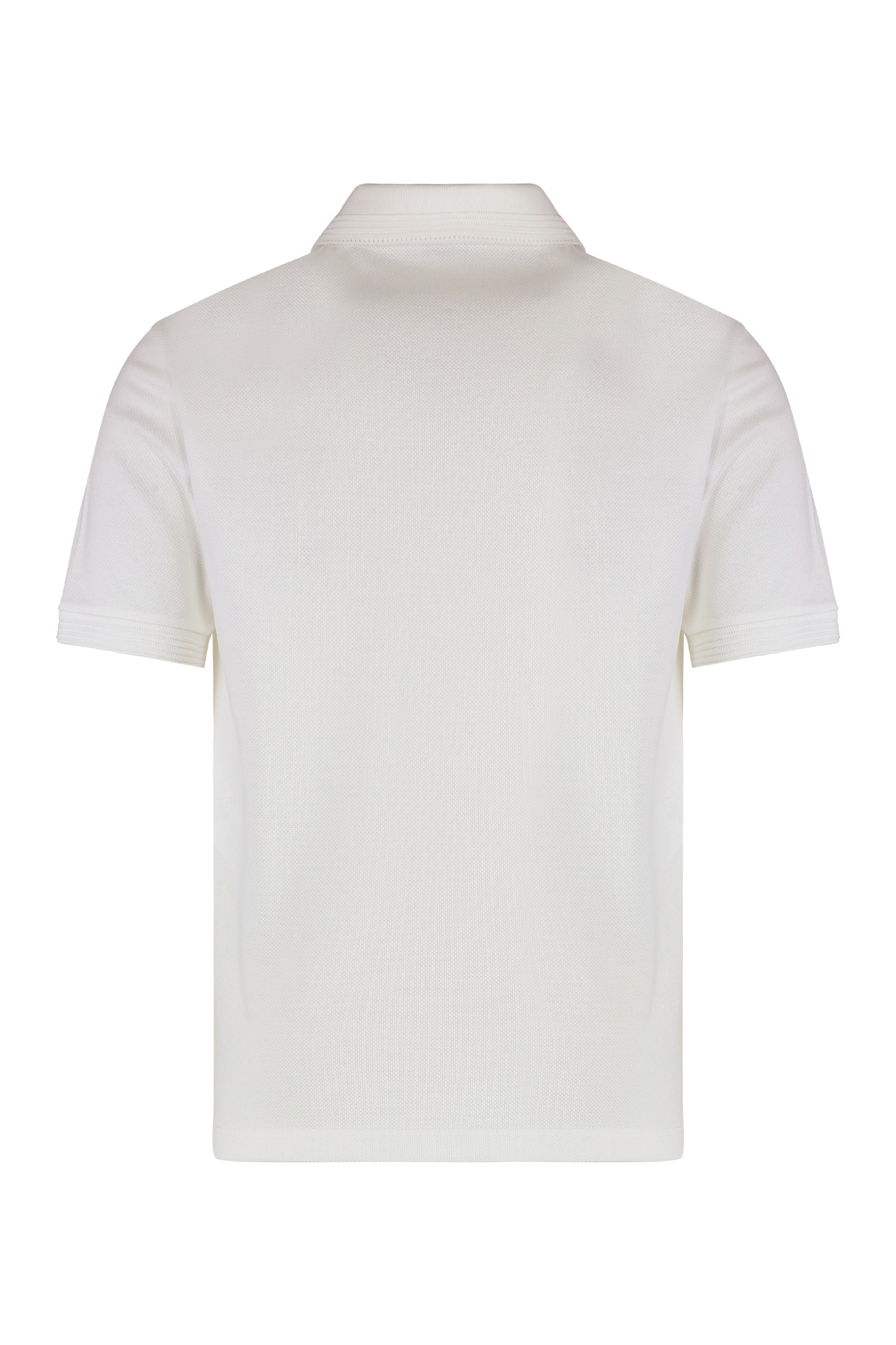 Cotton-piqué polo shirt
