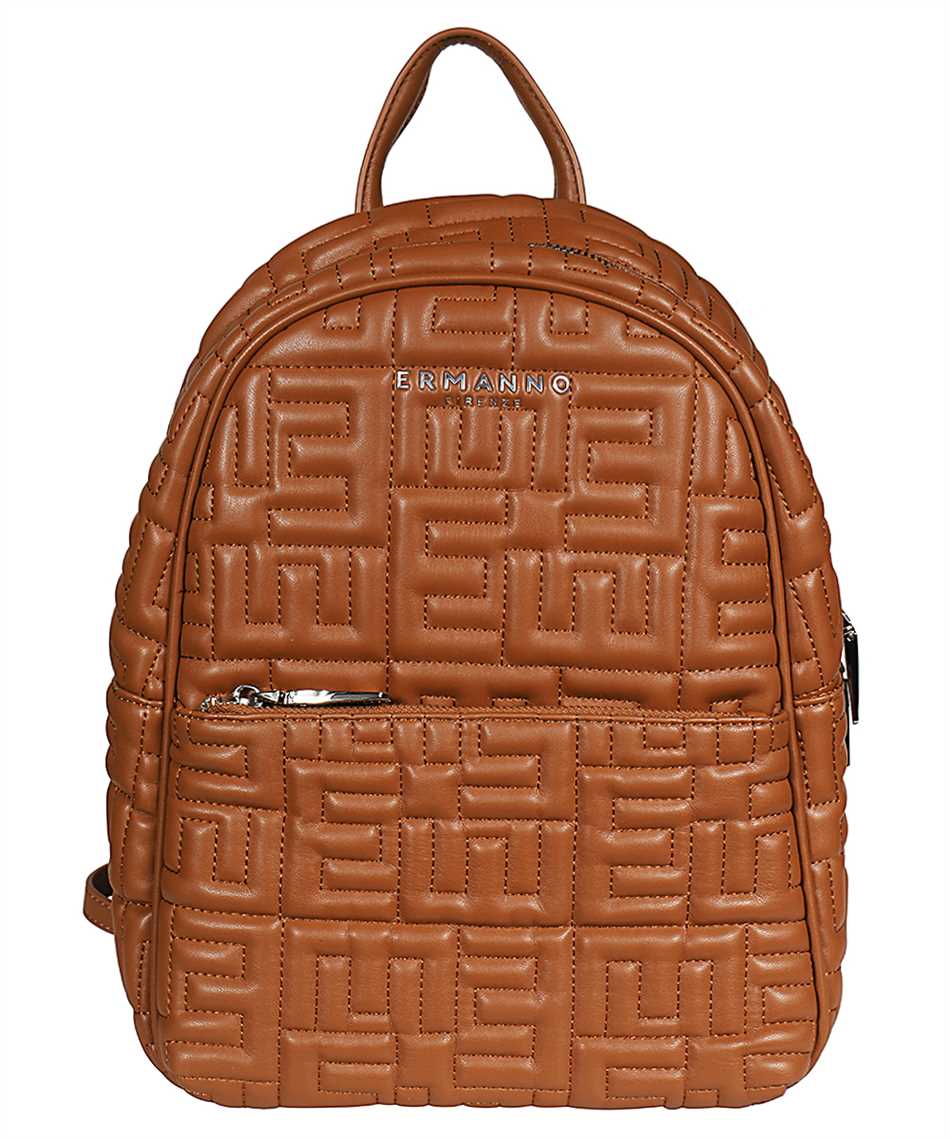 Faux leather backpack