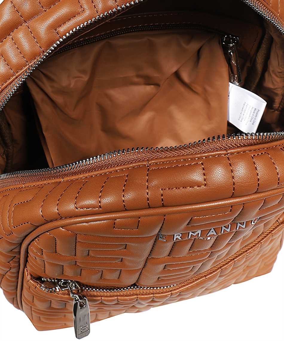 Faux leather backpack