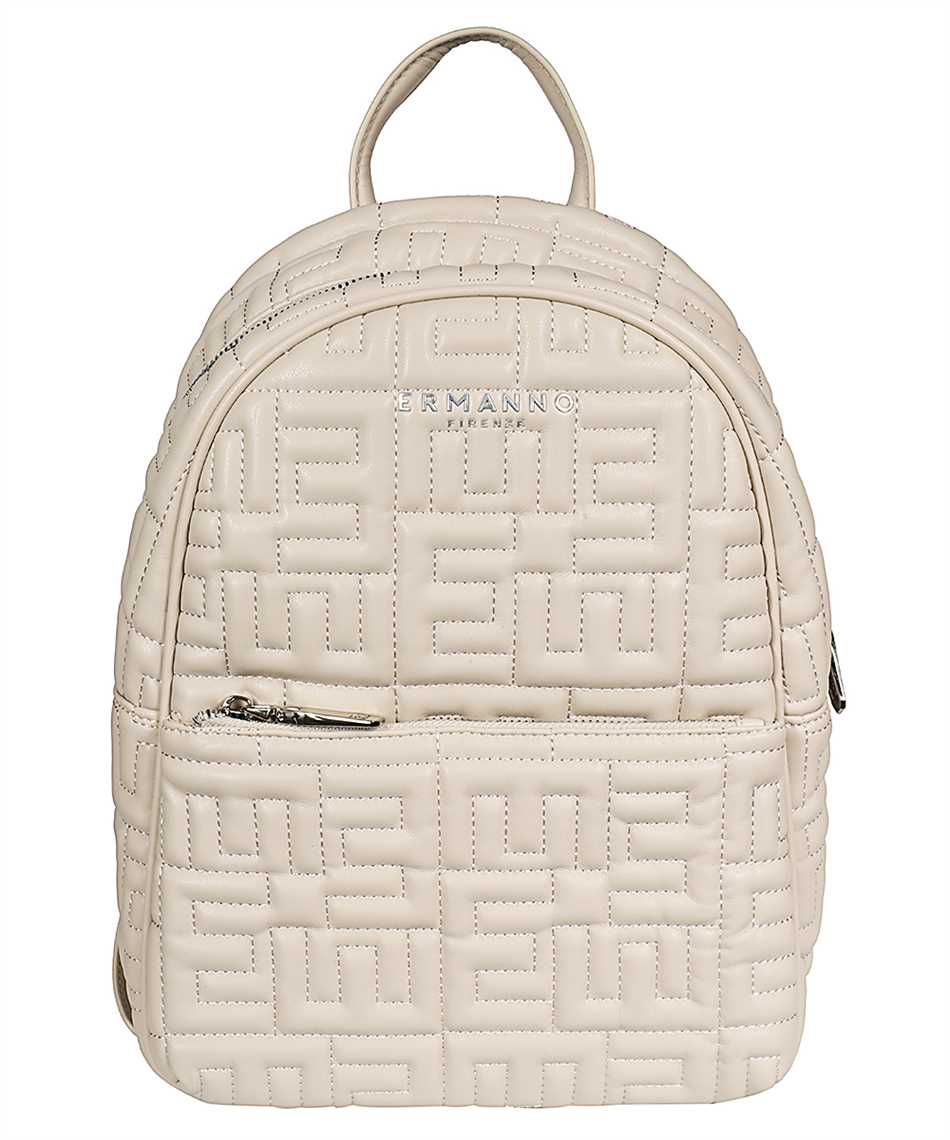 Faux leather backpack