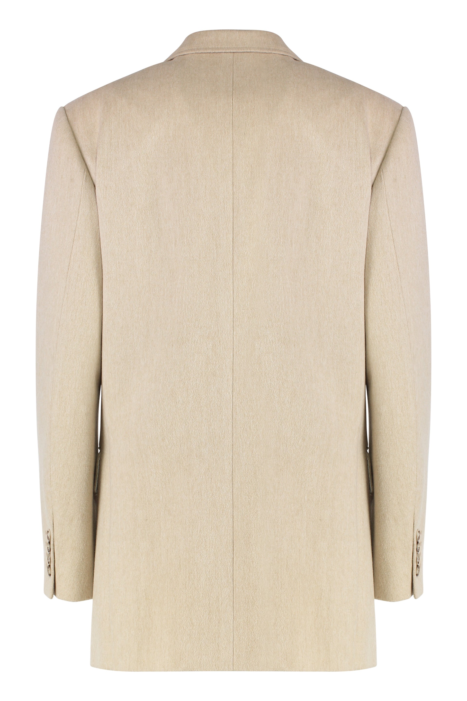 Double-breasted knit jacket