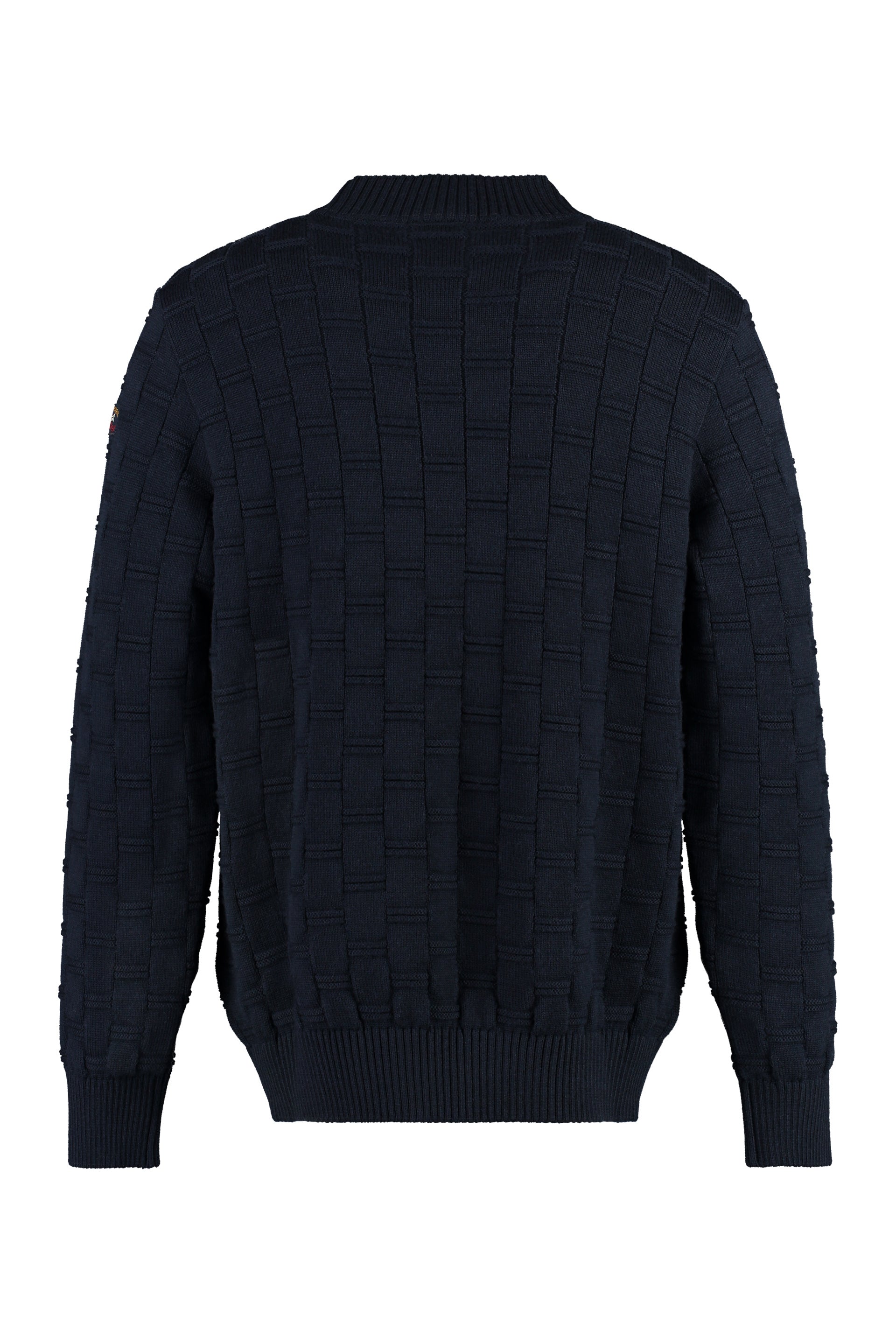 Virgin wool crew-neck sweater