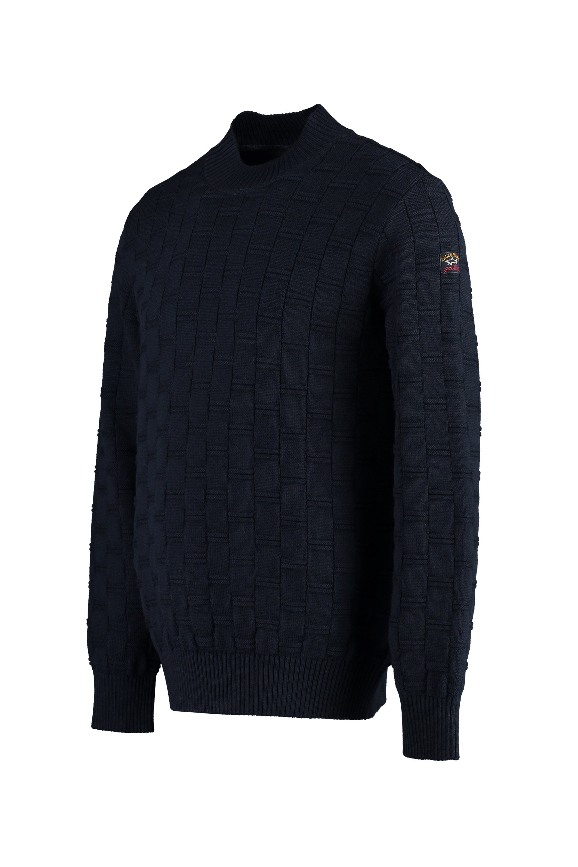 Virgin wool crew-neck sweater