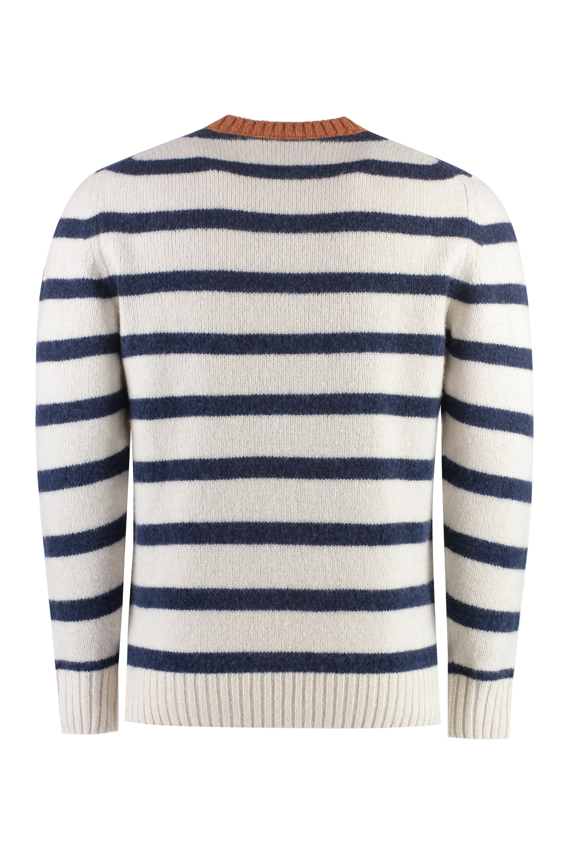 Wool-blend crew-neck sweater