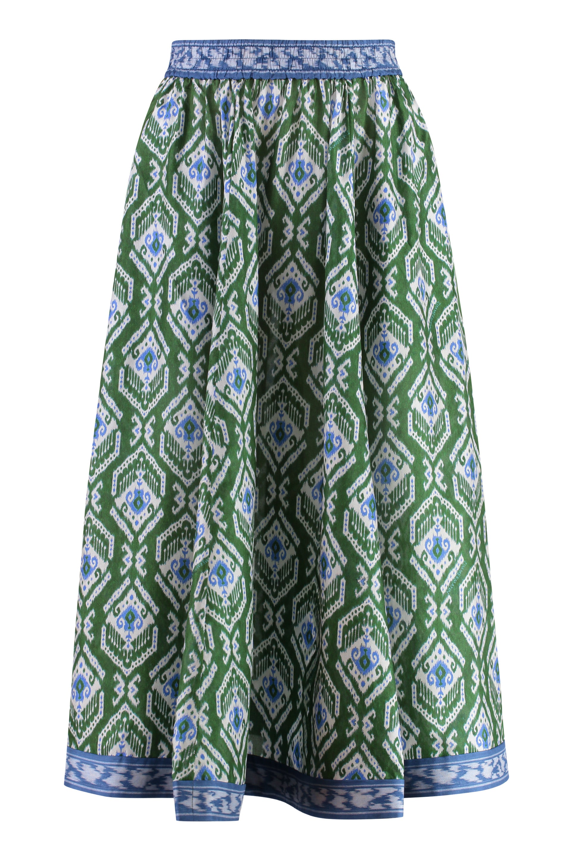 Wyle printed silk skirt