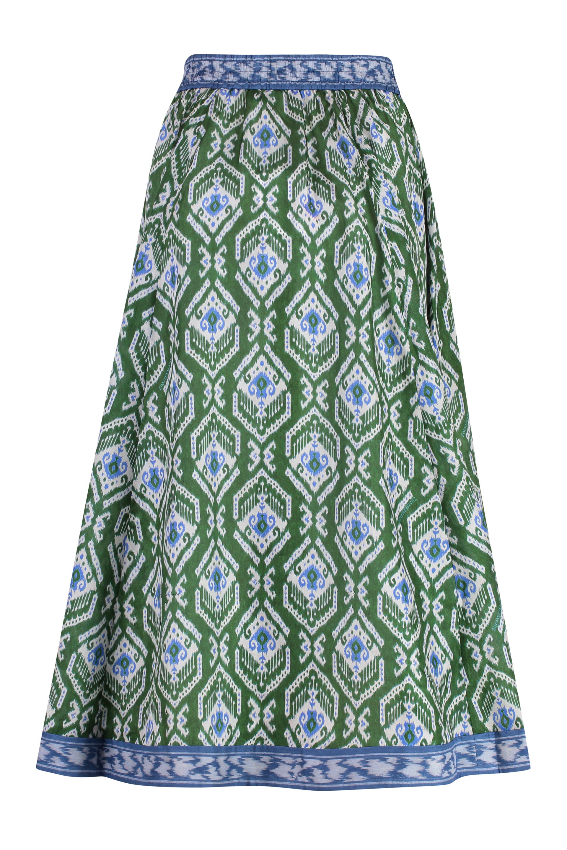 Wyle printed silk skirt