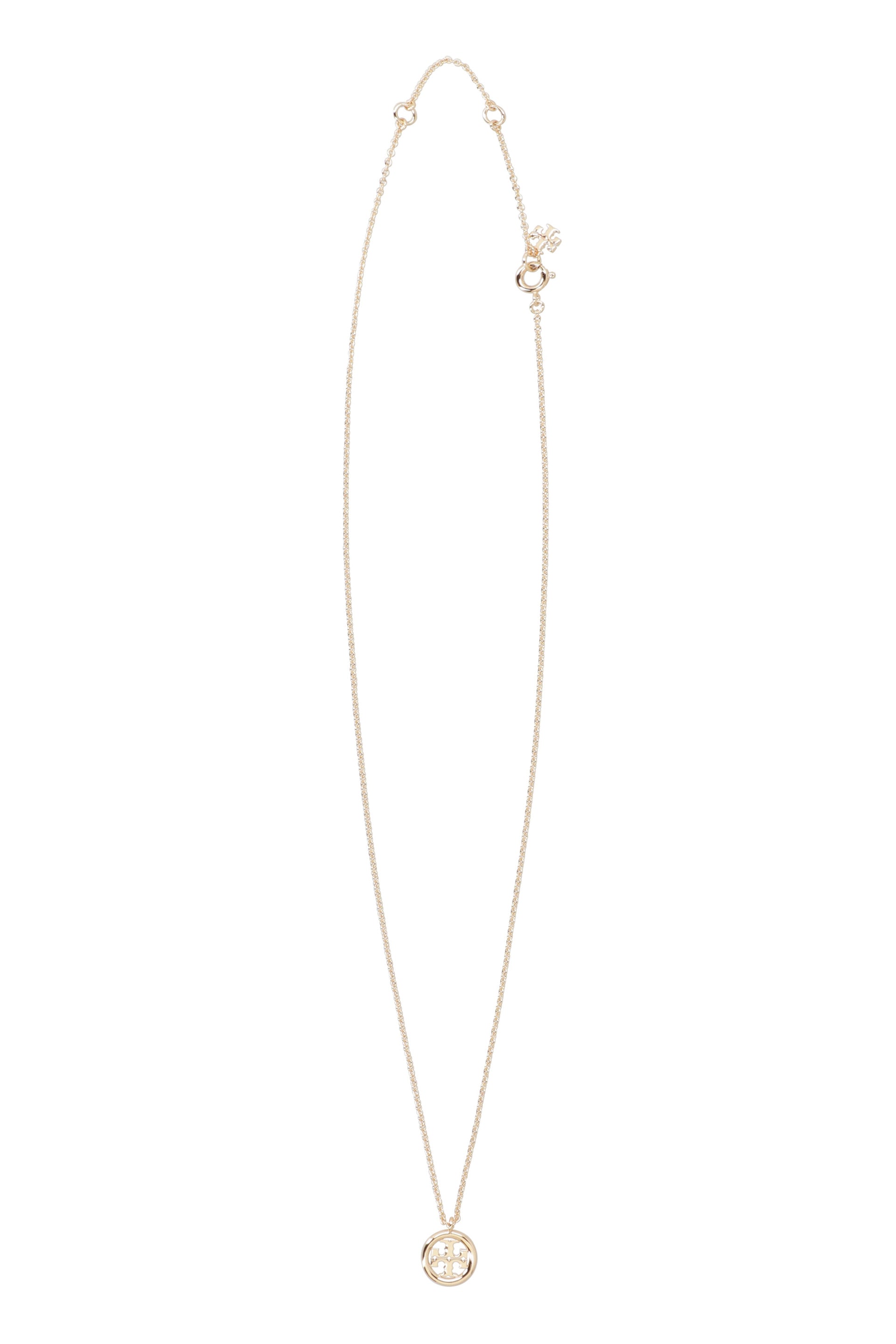 Gold-tone metal necklace