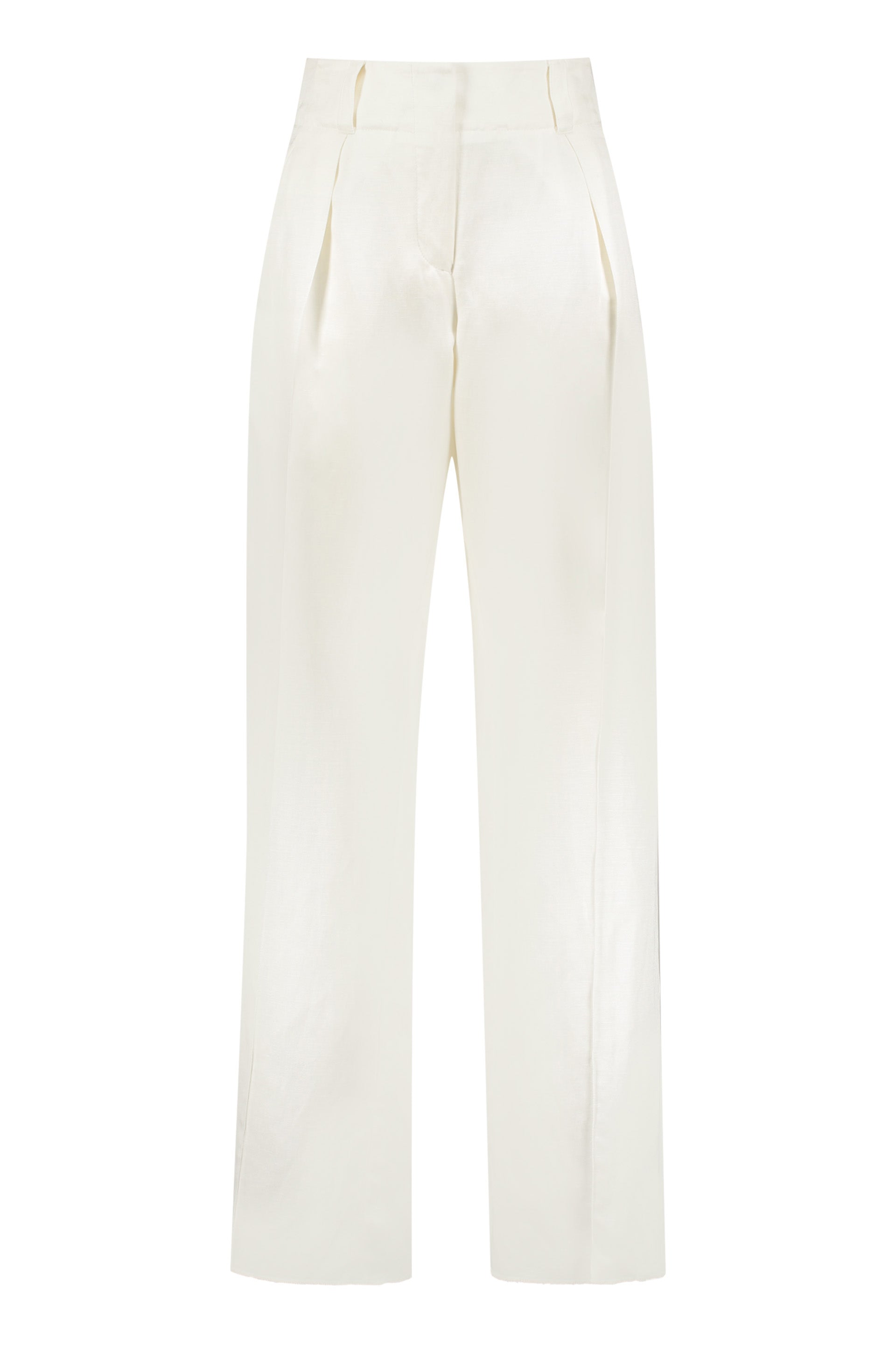 Silk and linen trousers