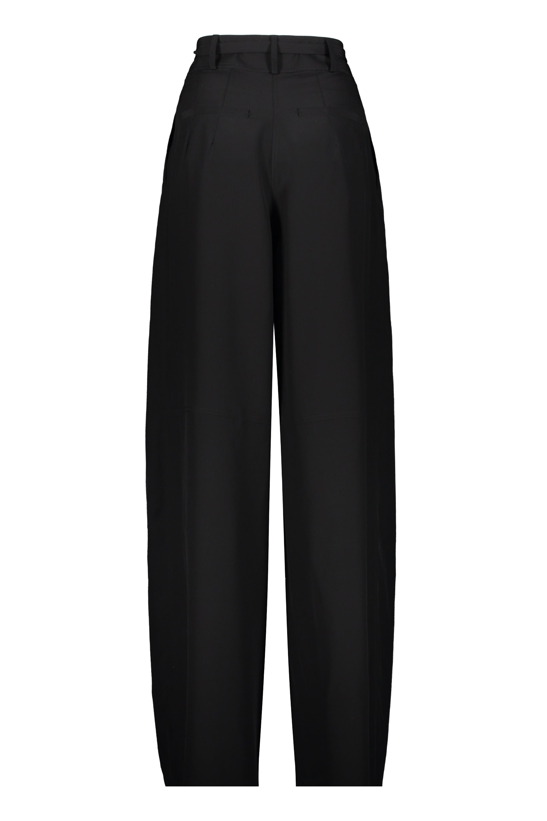 Silk trousers