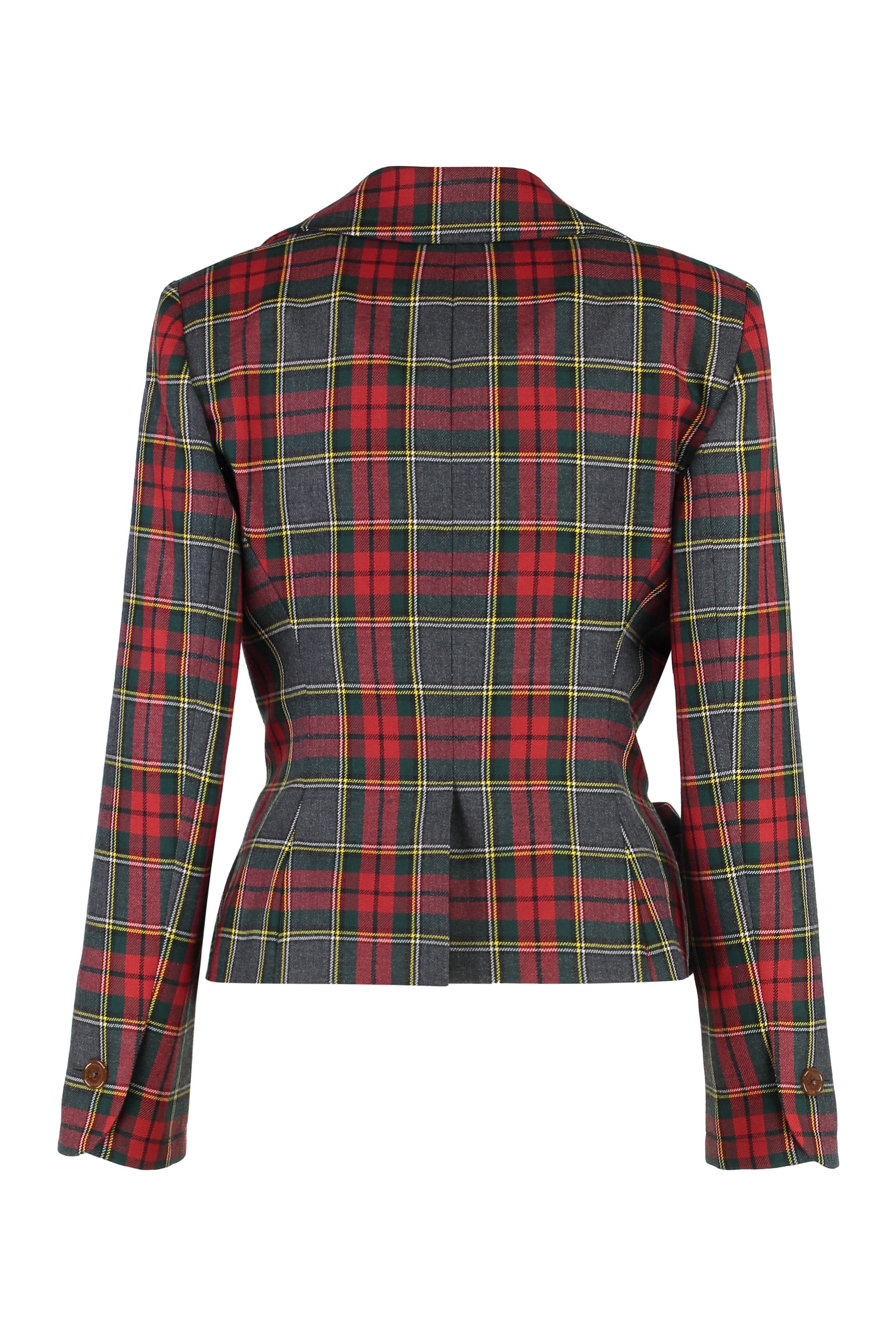 Drunken tartan jacket