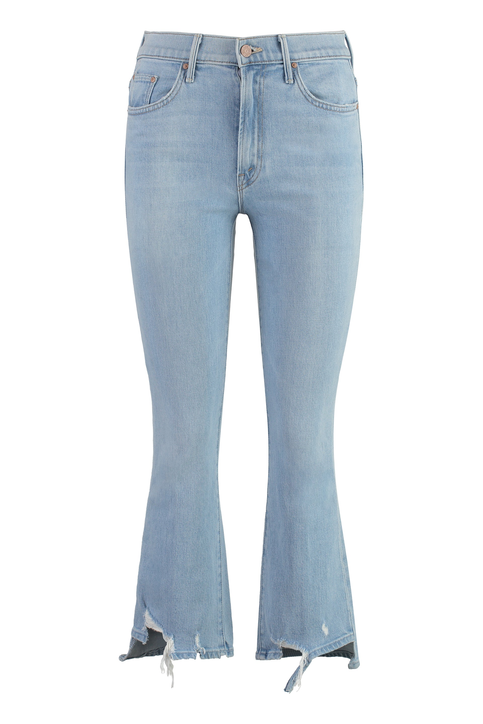 The Insider Crop Step Chew Stretch cotton jeans