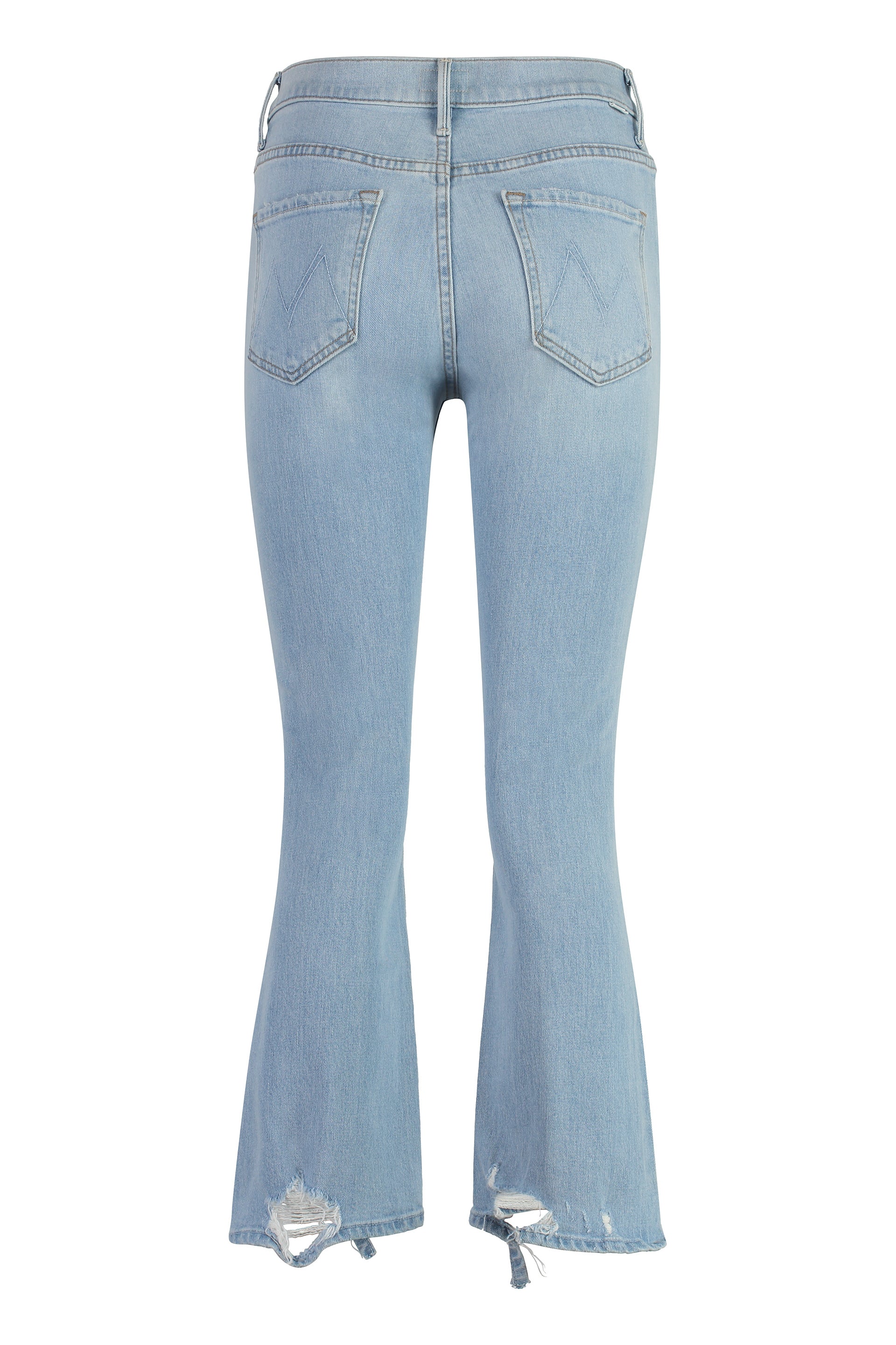 The Insider Crop Step Chew Stretch cotton jeans