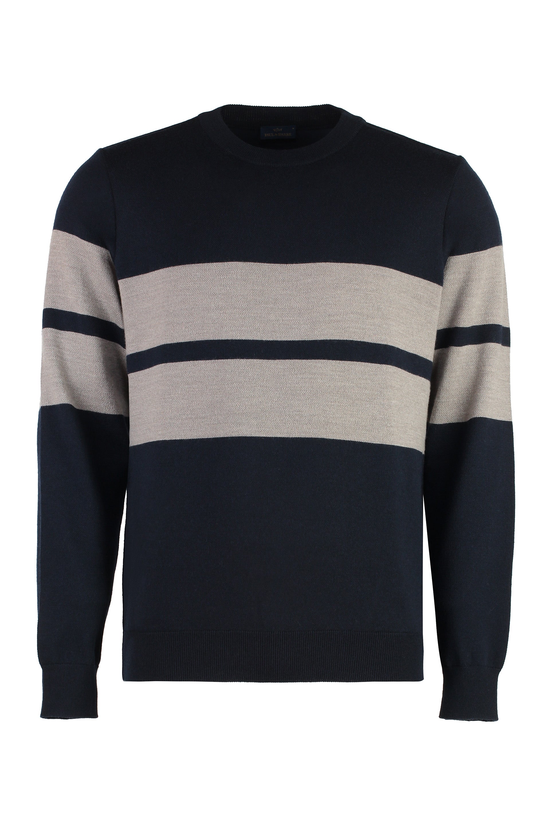 virgin wool crew-neck sweater