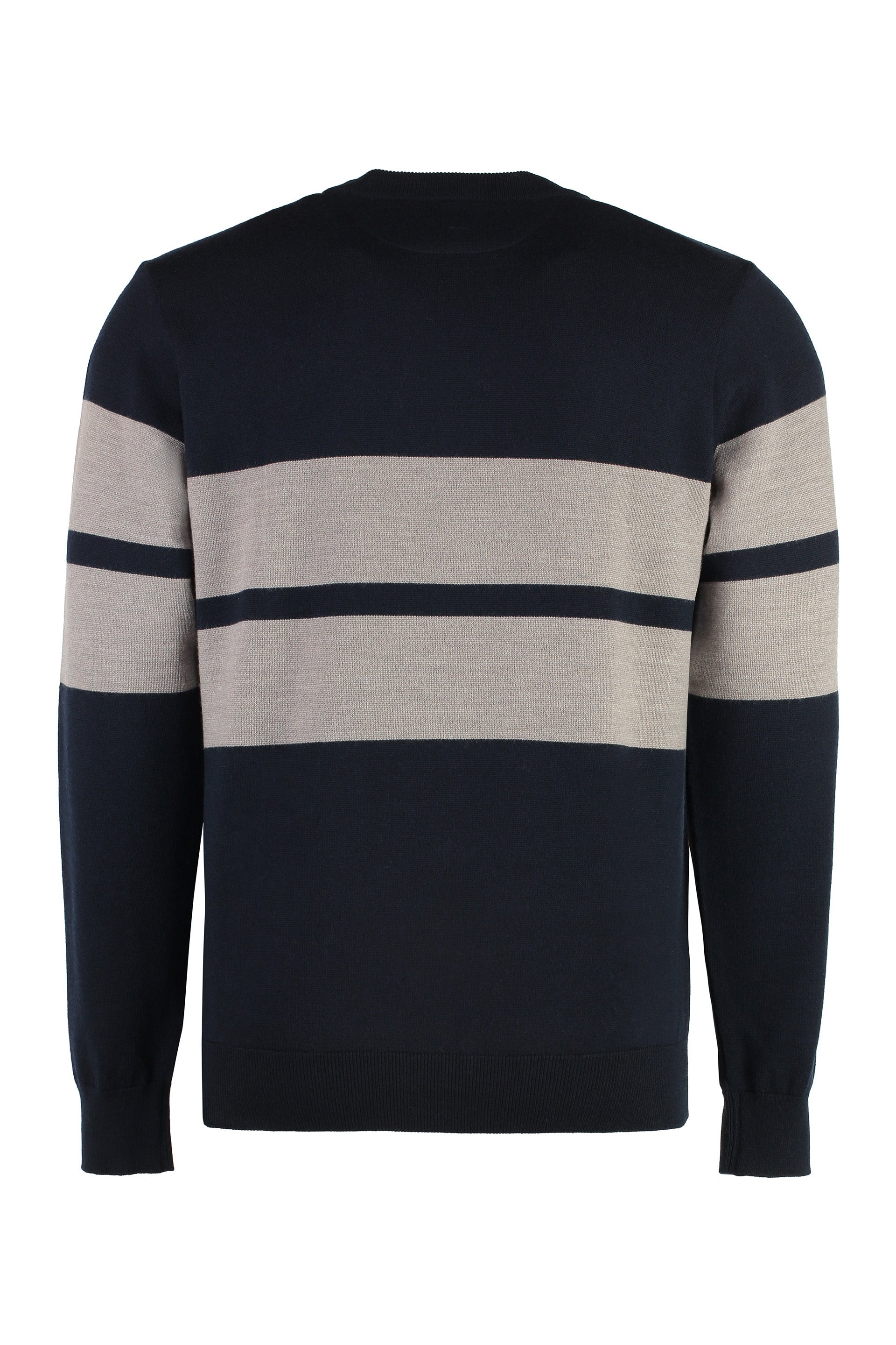 virgin wool crew-neck sweater