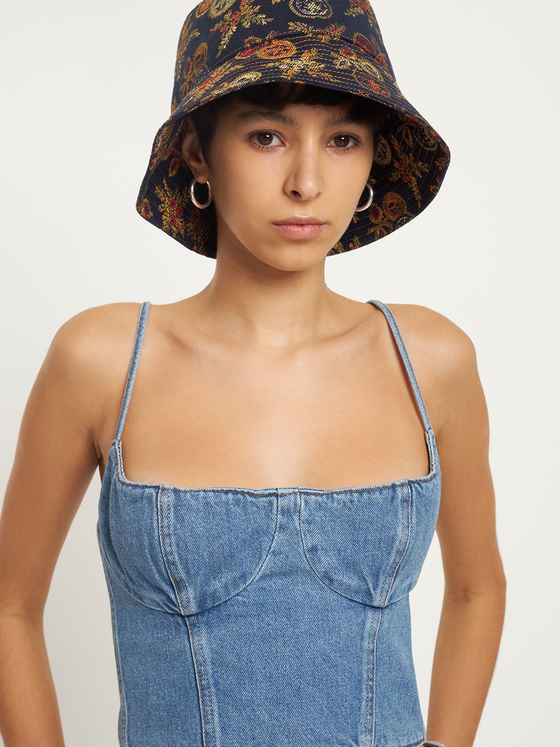 Elegant and Practical Flower Bucket Hat