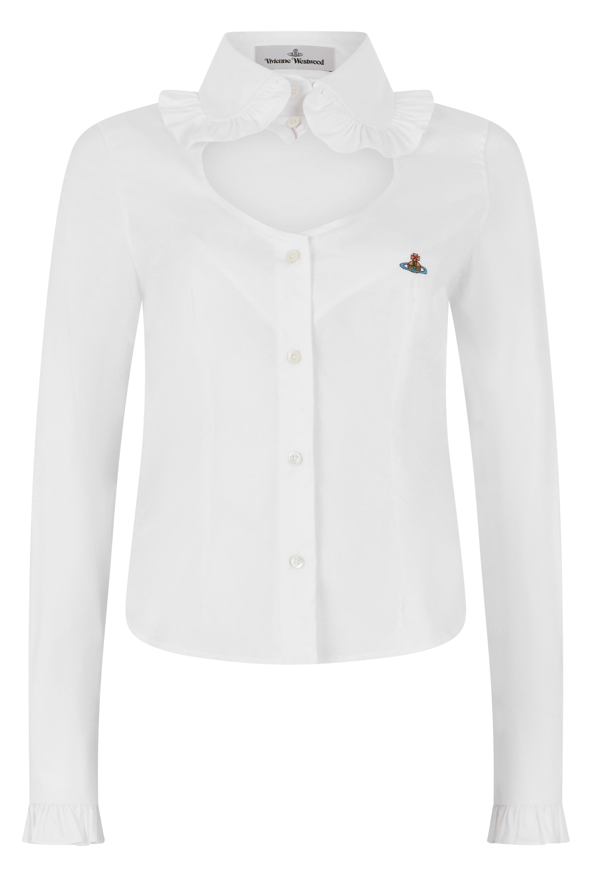 Toulouse Frill shirt with embroidery