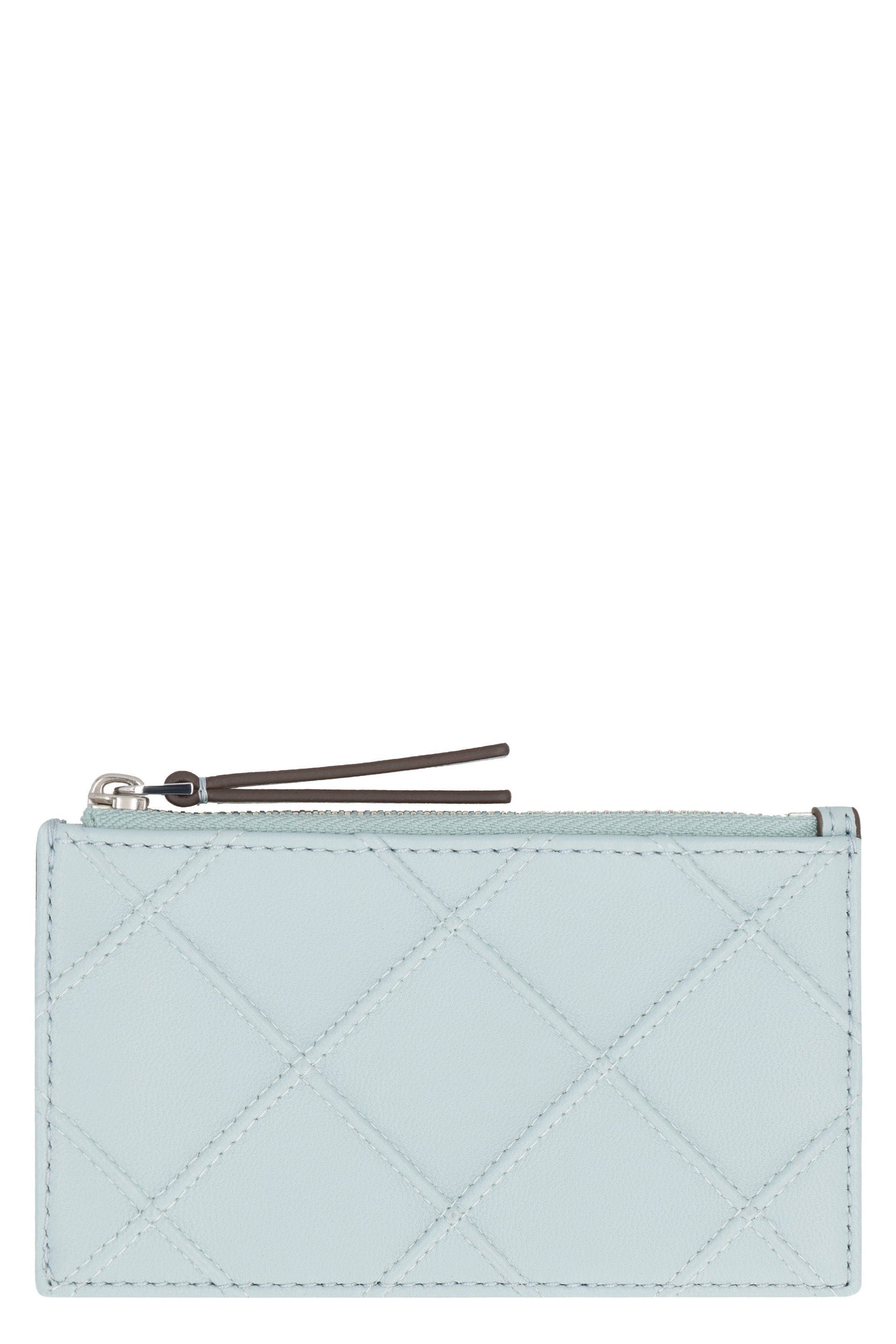 Fleming quilted leather card holder