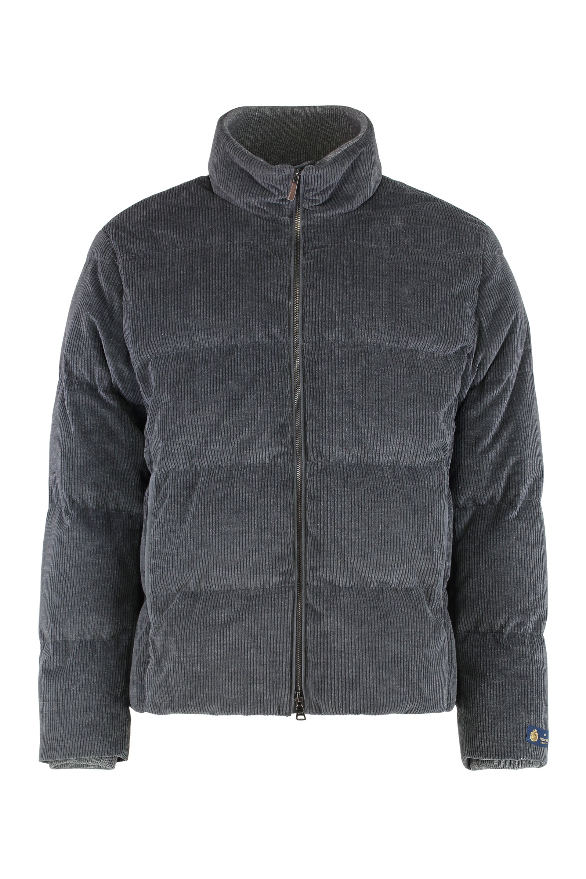 Ultralight down jacket in cashmere and cotton
