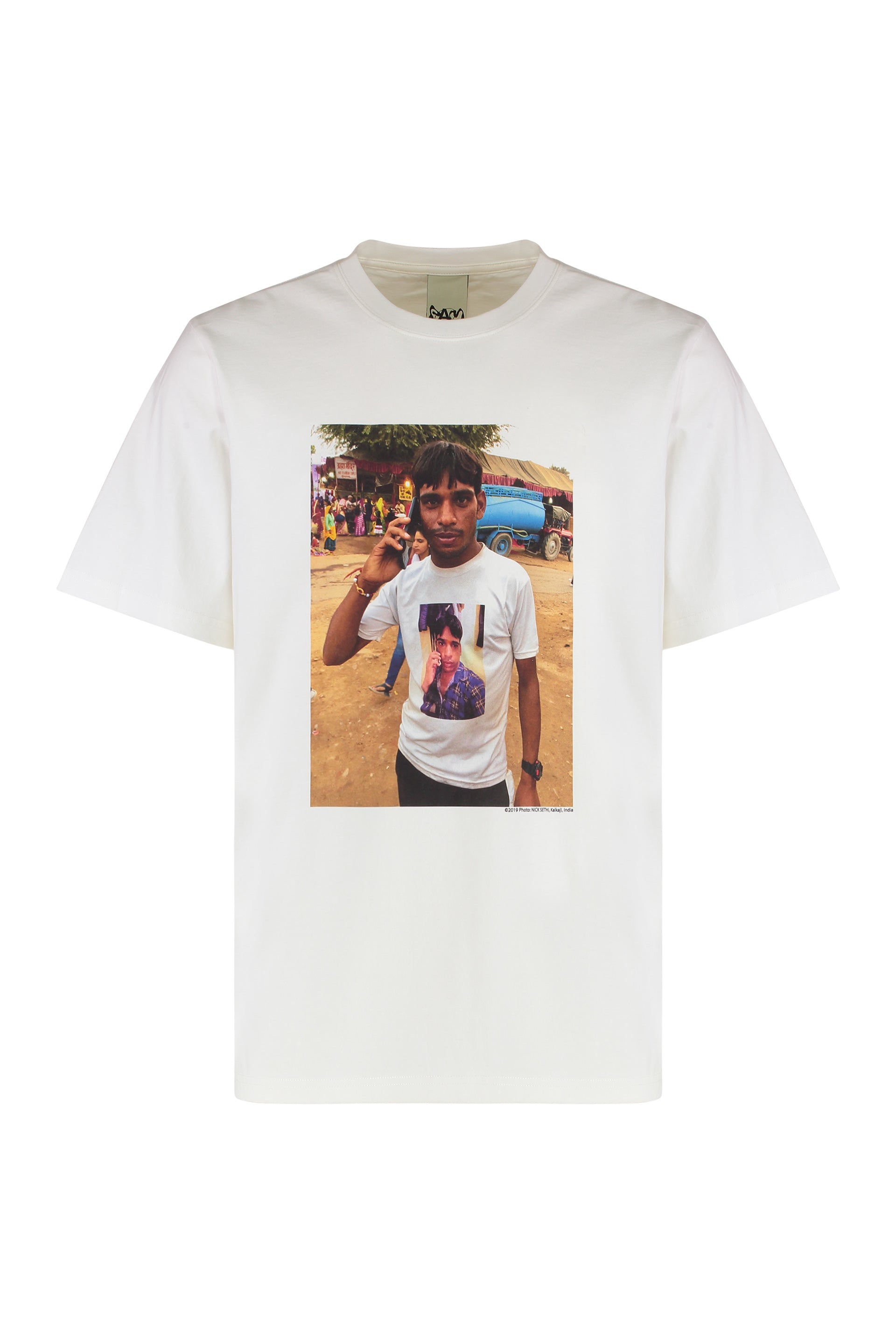 Cotton crew-neck T-shirt