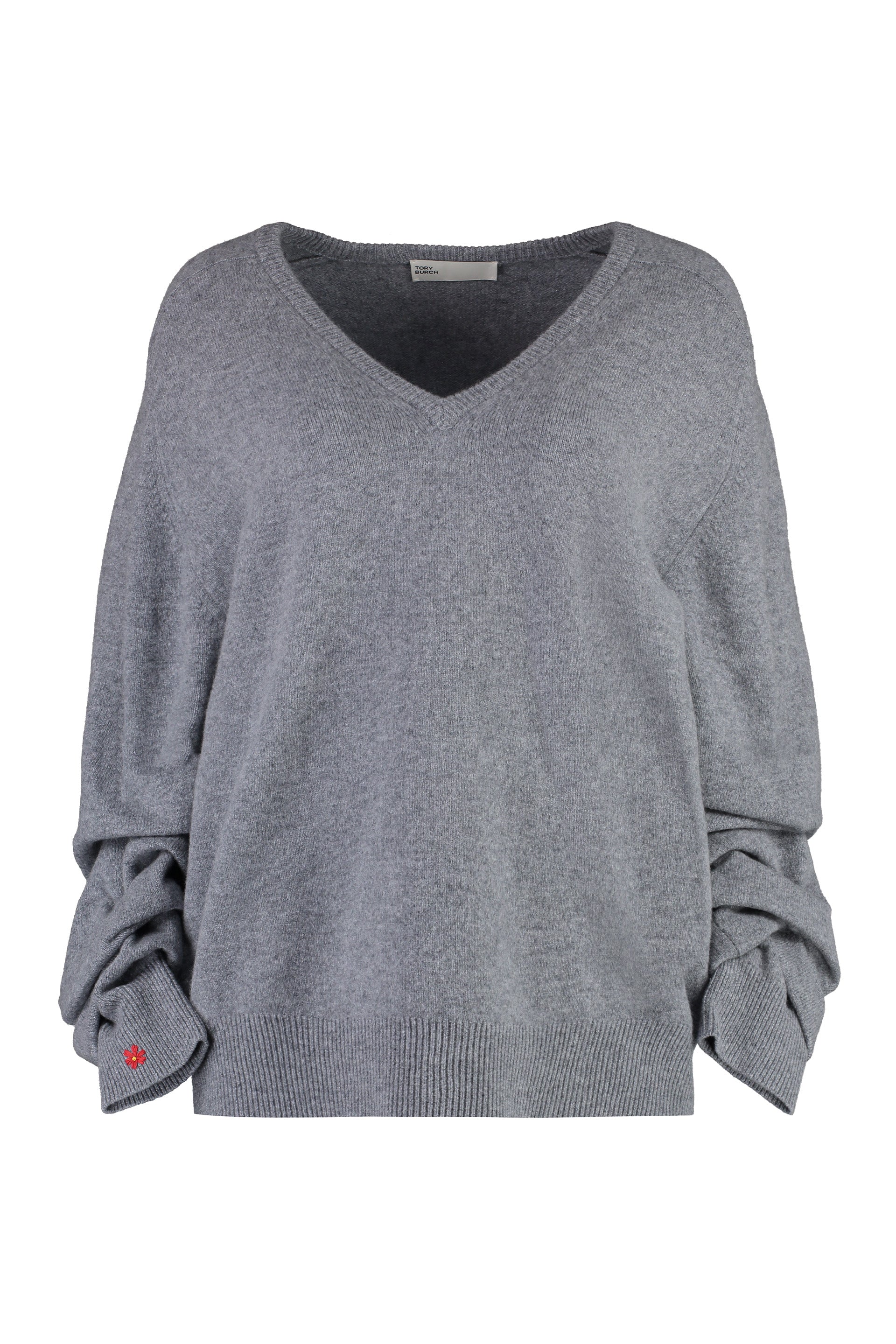 wool V-neck sweater