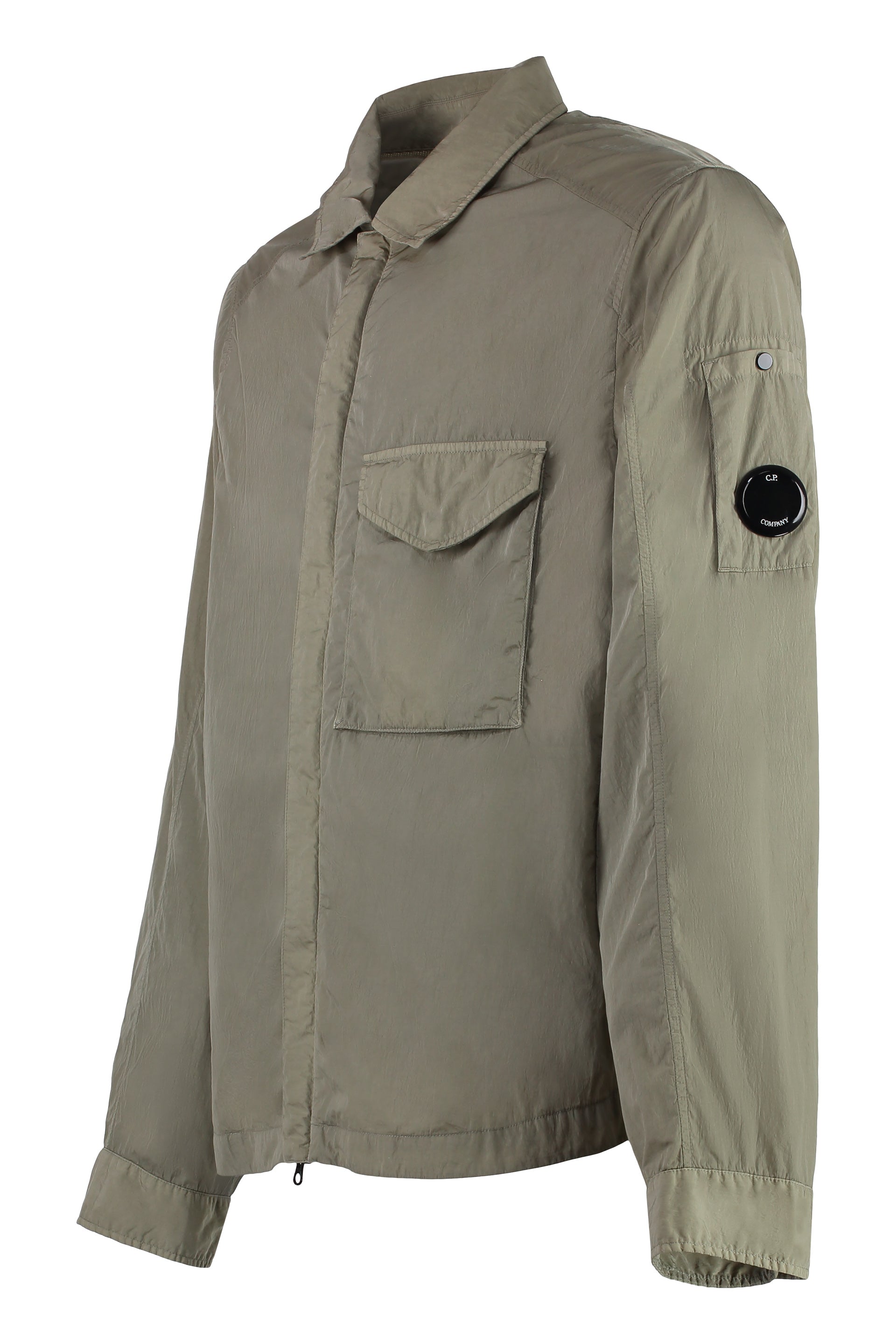 Technical fabric overshirt