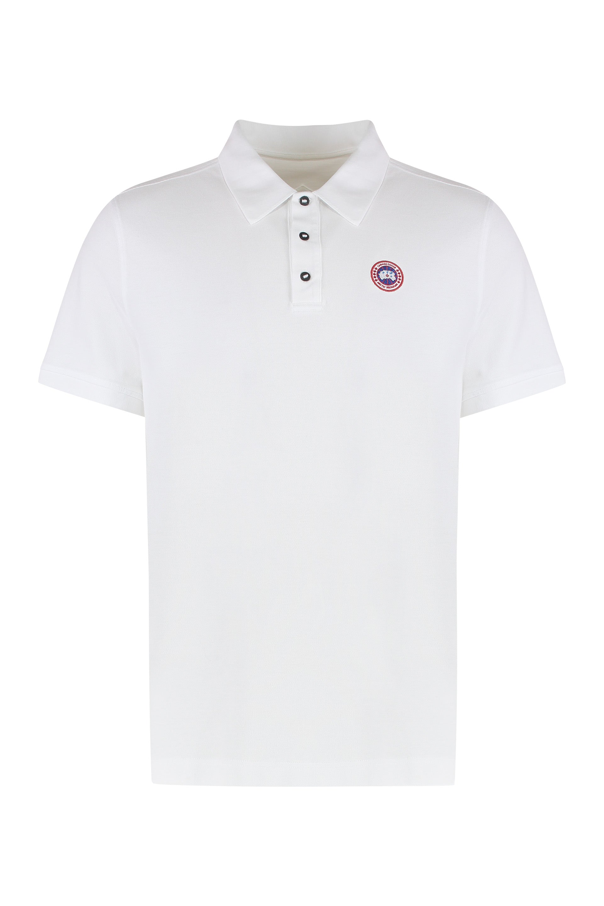 Cotton-piqué polo shirt