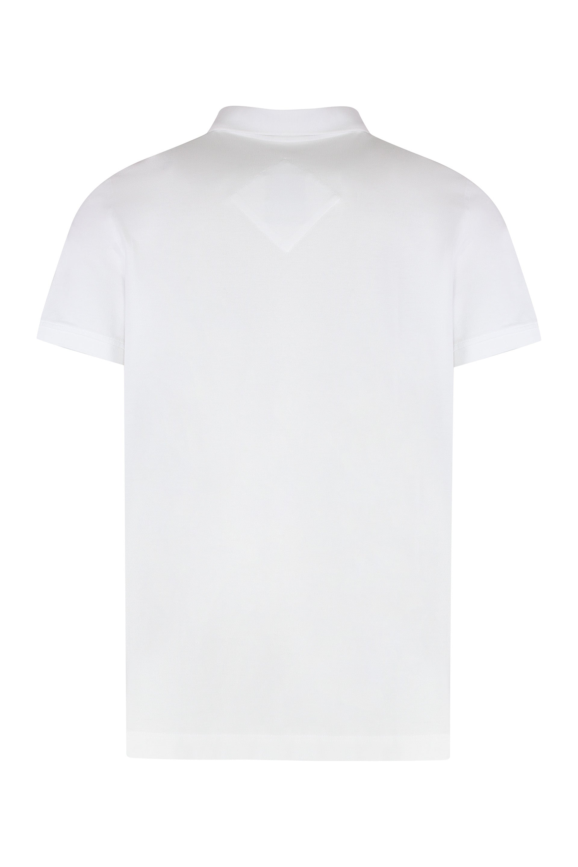 Cotton-piqué polo shirt