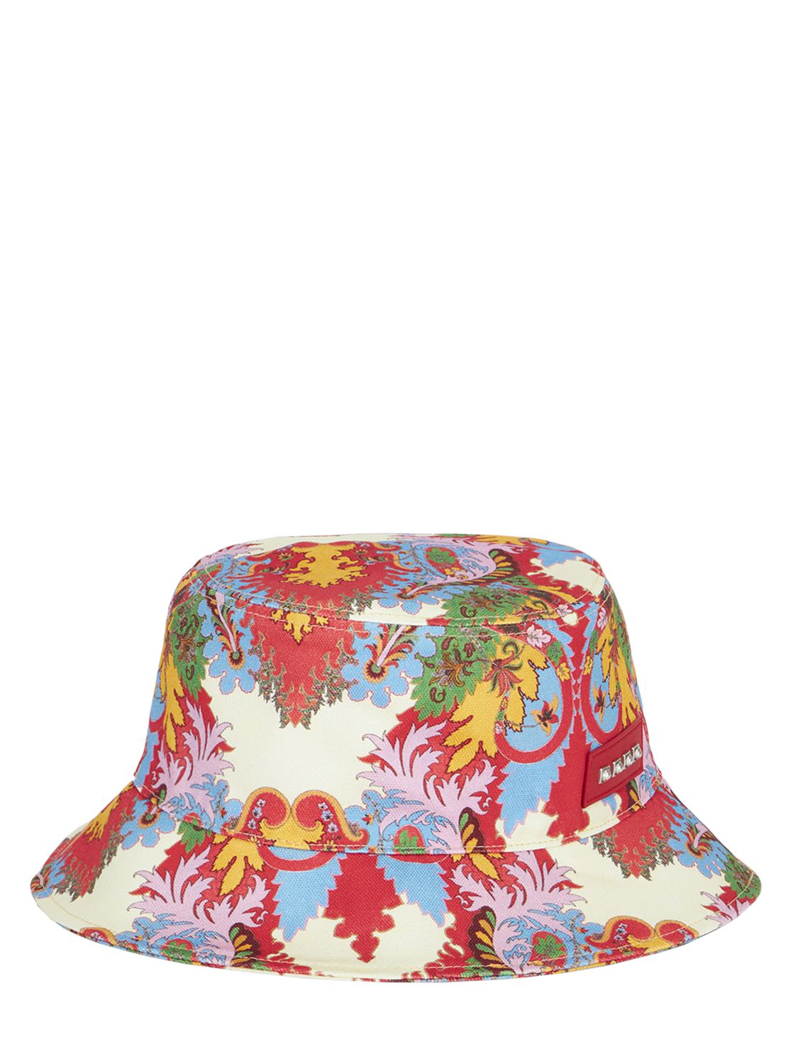 Versatile floral bucket hat