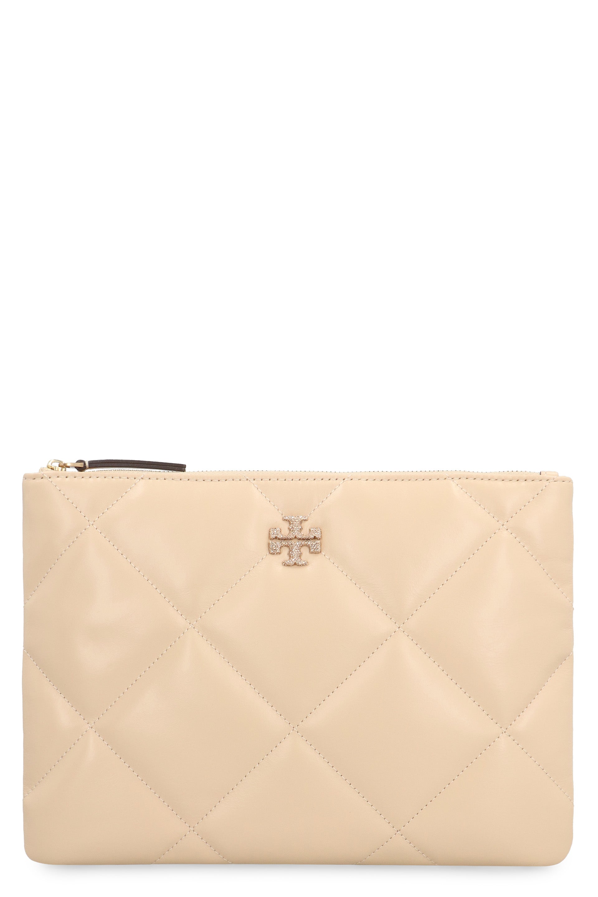 Kira leather clutch