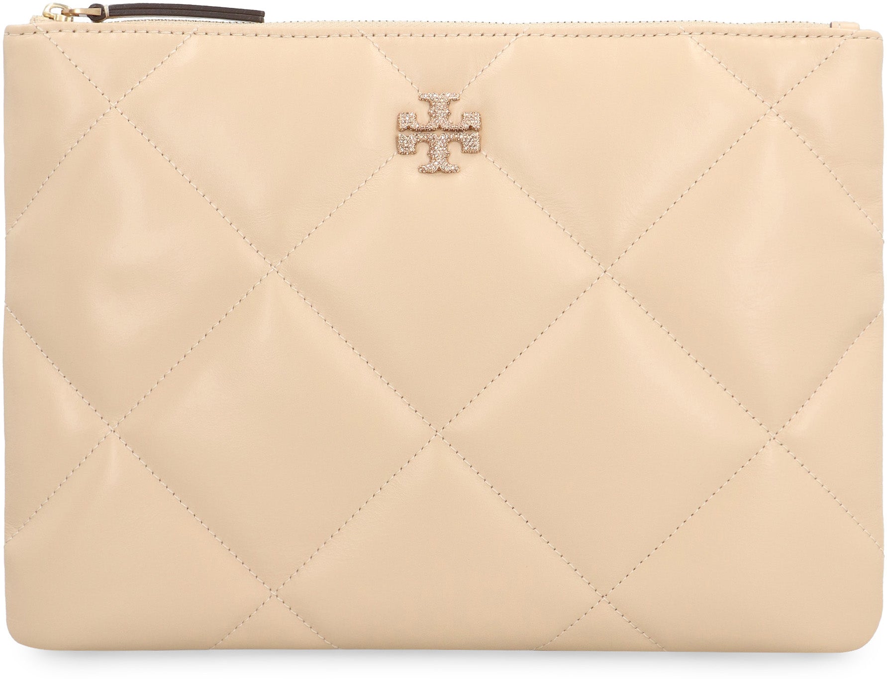 Kira leather clutch