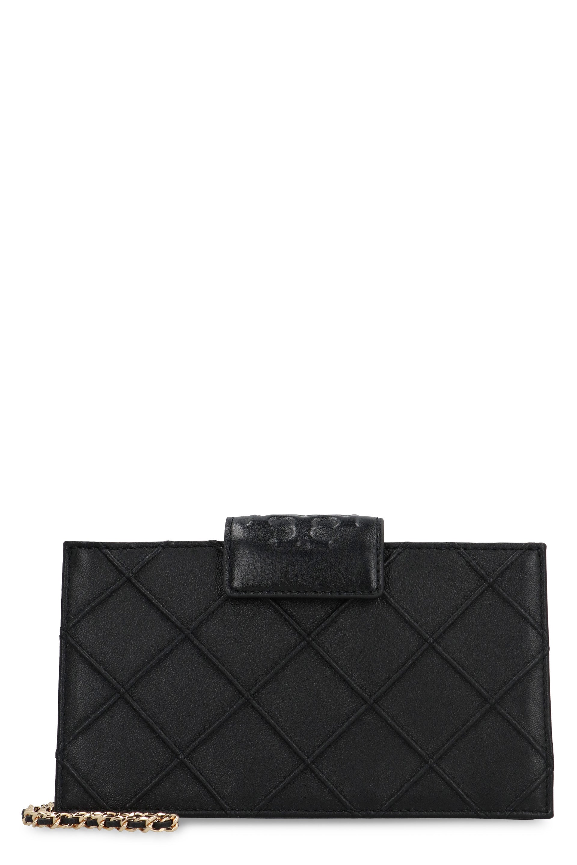 Fleming Leather wallet on chain