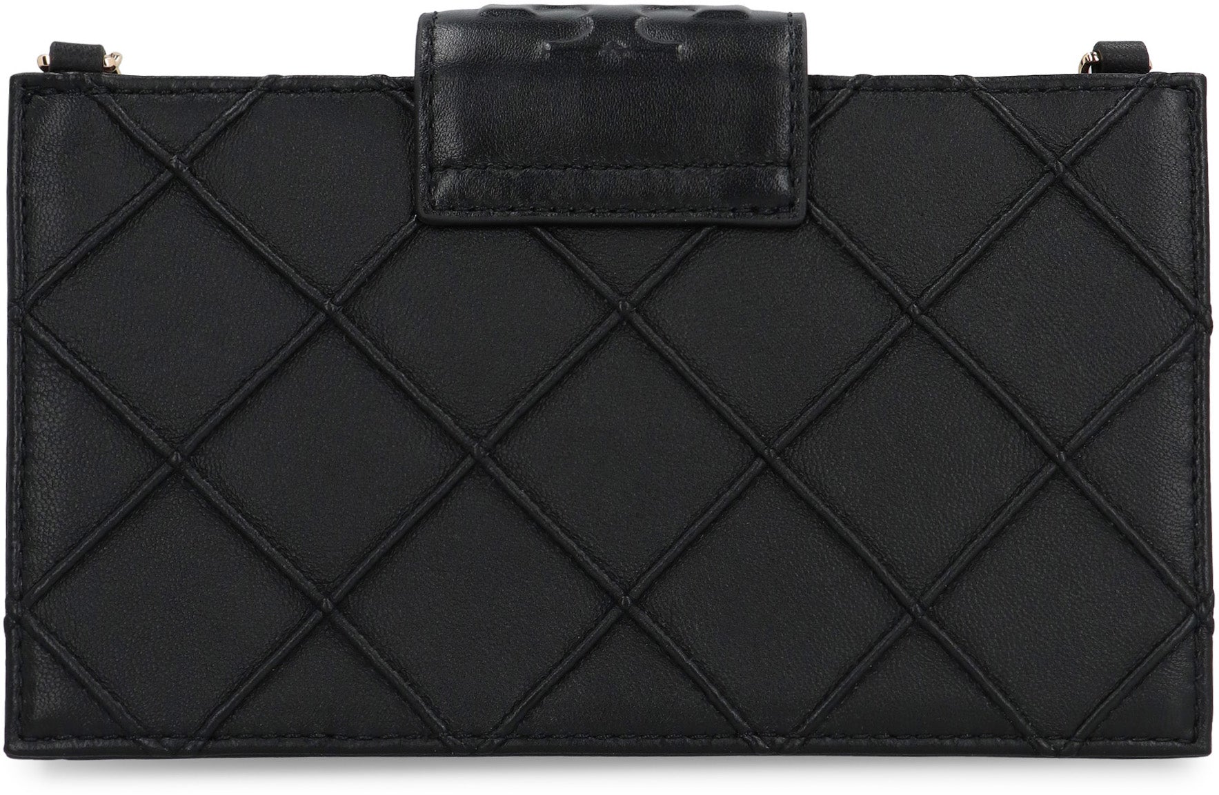 Fleming Leather wallet on chain