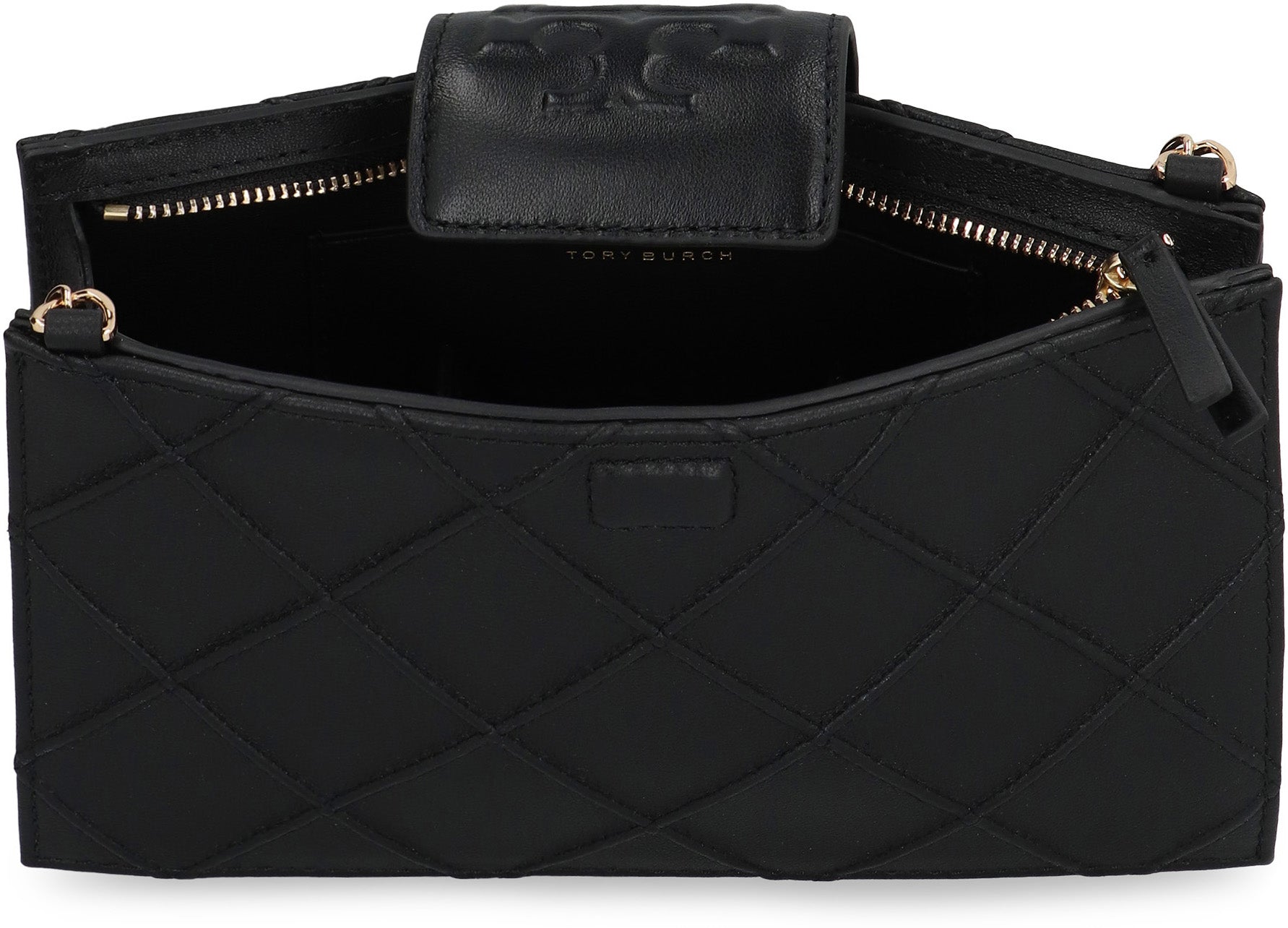 Fleming Leather wallet on chain