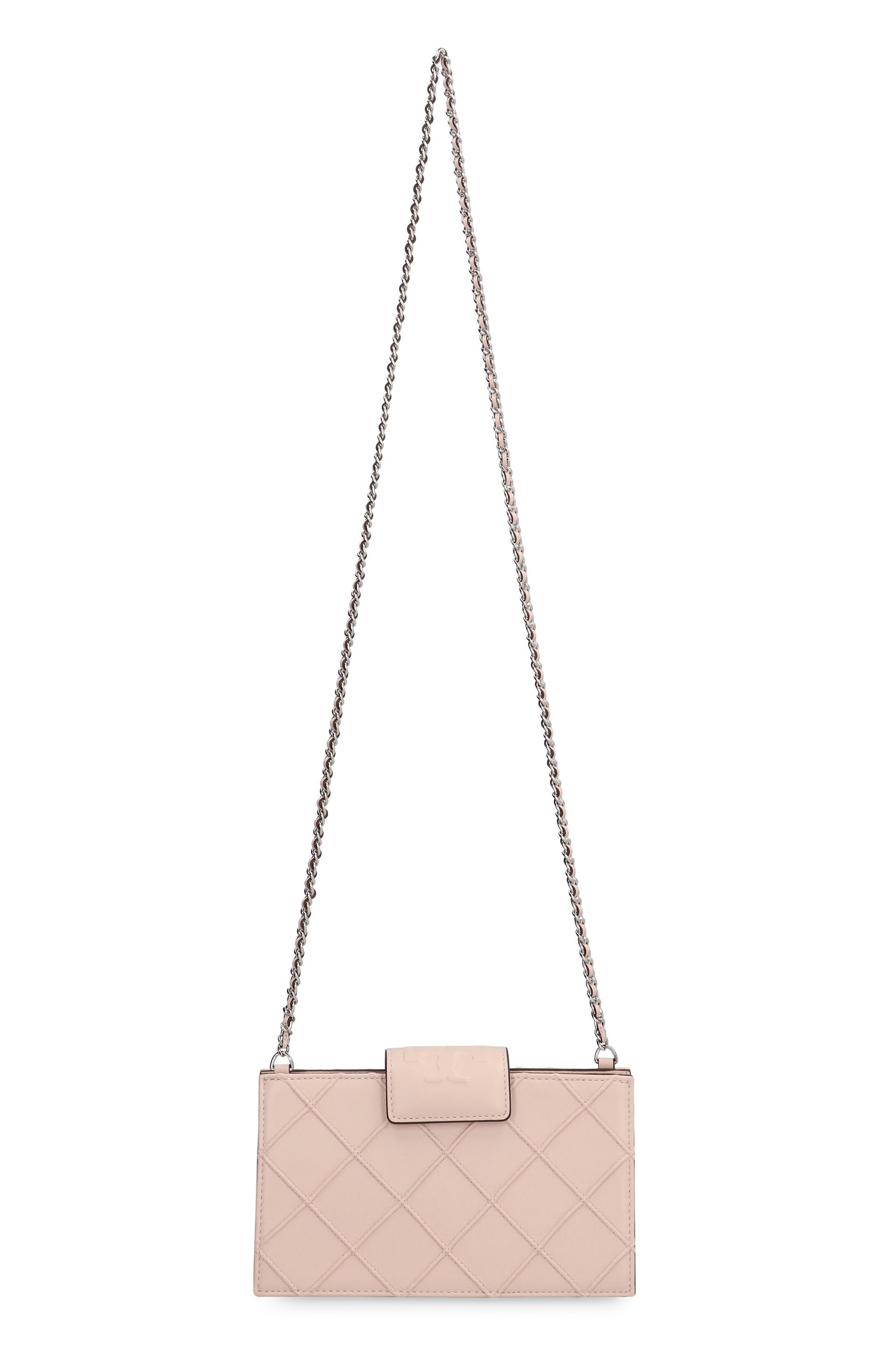 Fleming mini Leather wallet on chain