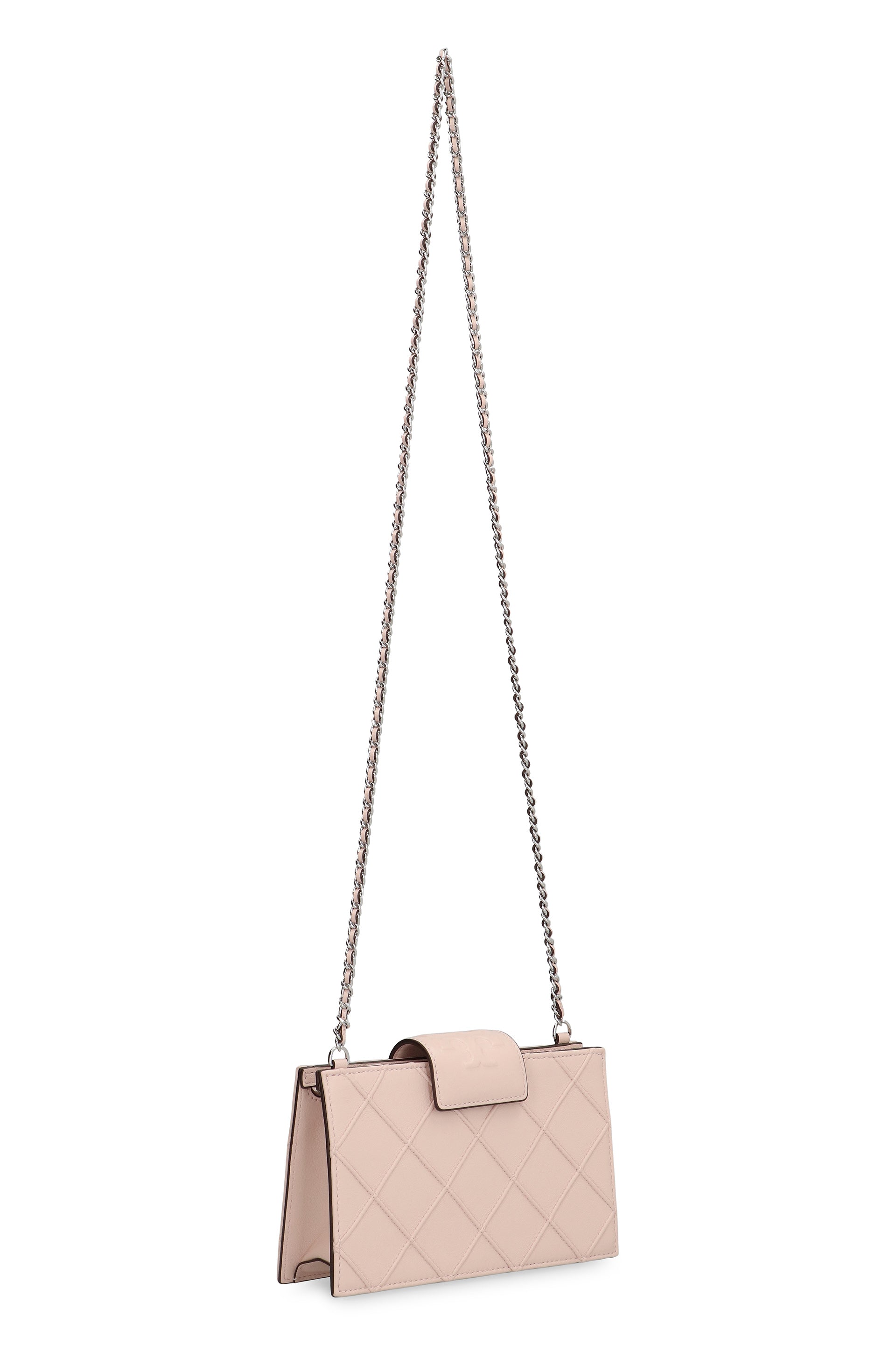 Fleming mini Leather wallet on chain