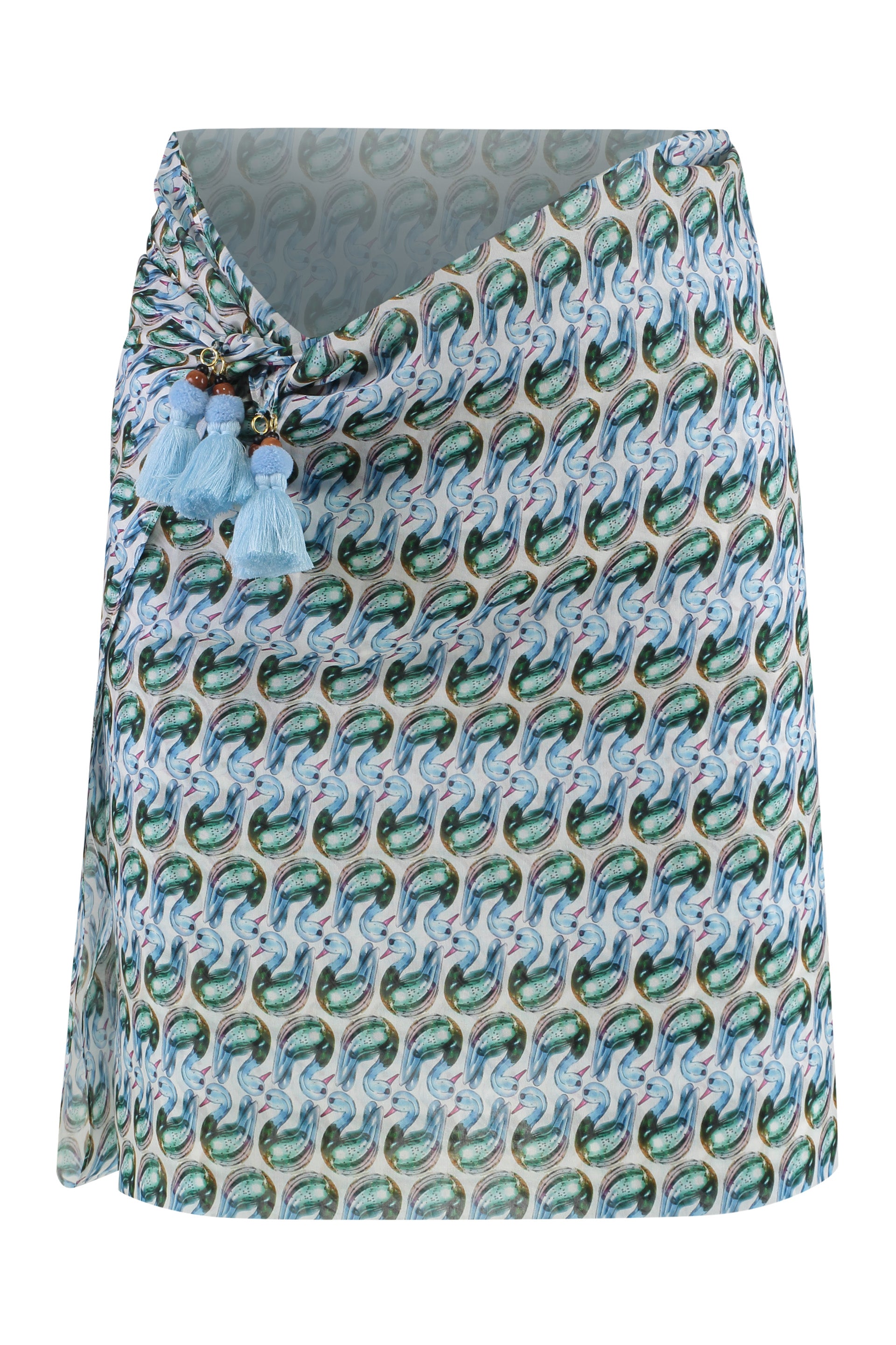 Printed silk sarong