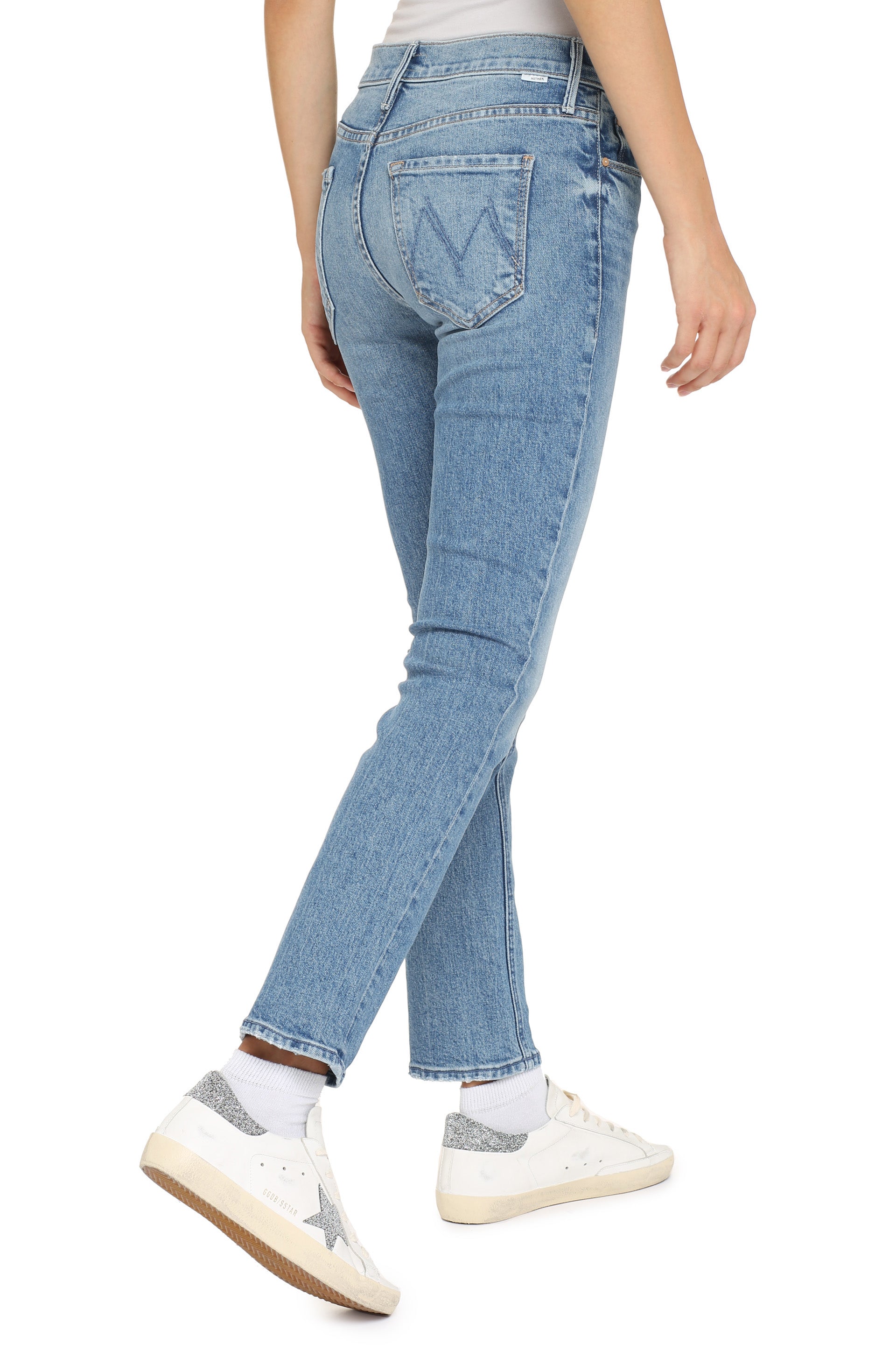 The Mid Rise Dazzer Ankle straight leg jeans