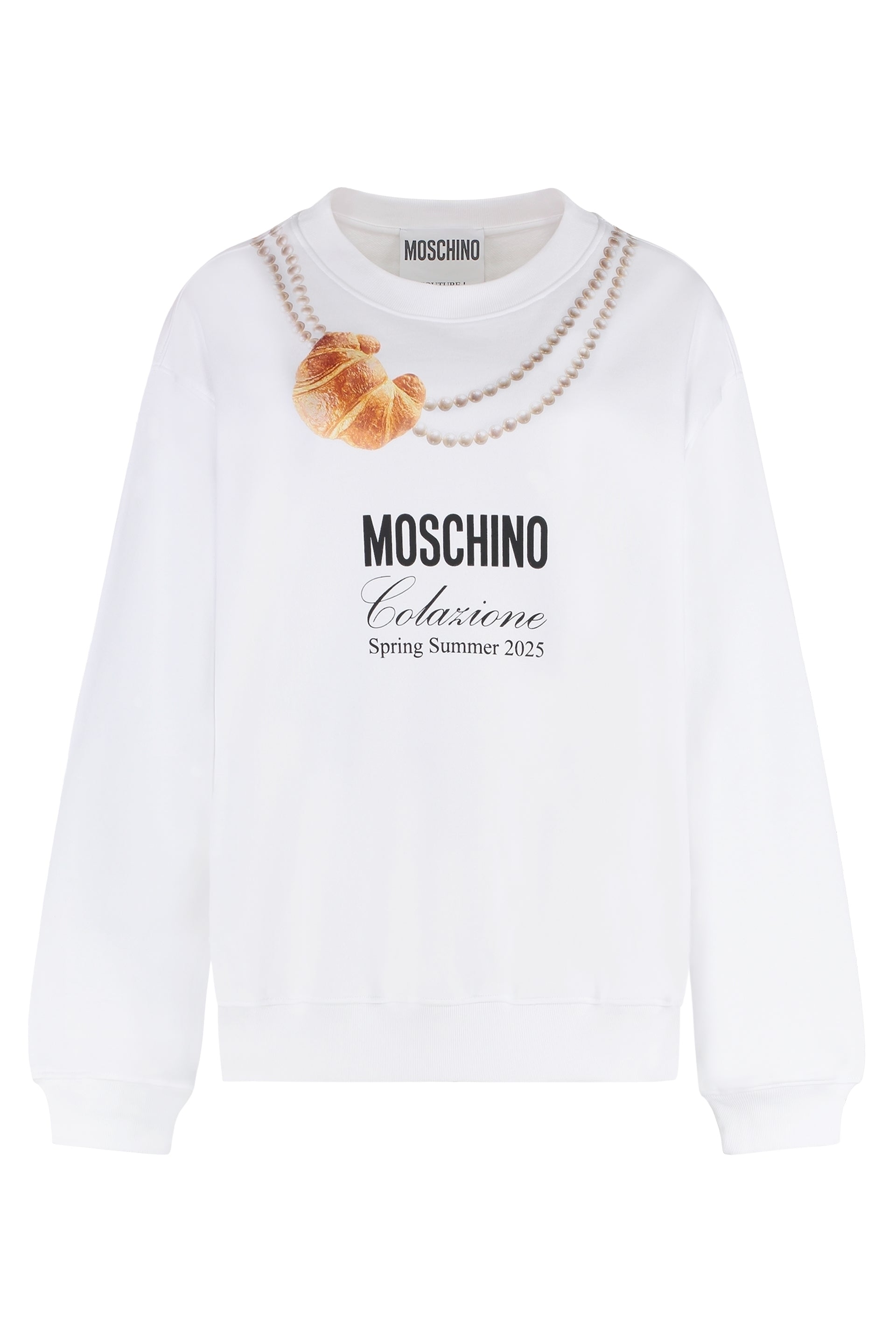 Printed cotton sweatshirt